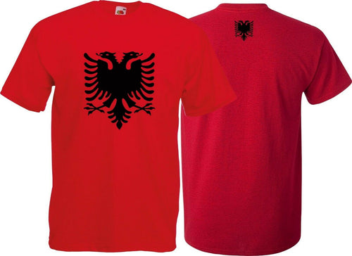 Albania t shirt Albanian style double-headed eagle Albanian flag Tee Top S-XXXL