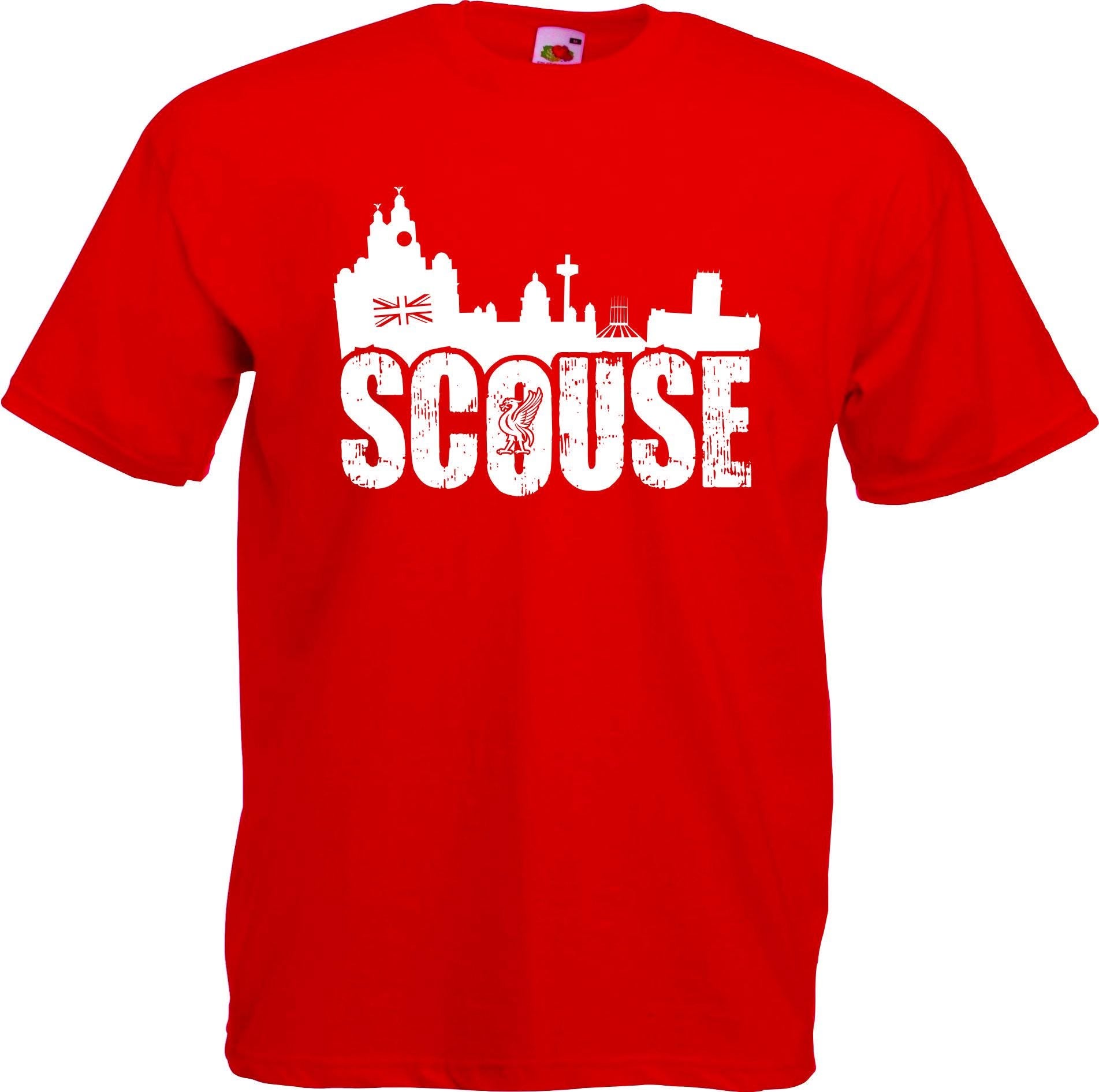 Liverpool Mens T Shirt Scouse Football Fan Tee Gift For Him Match Day Top S - XXXXXL