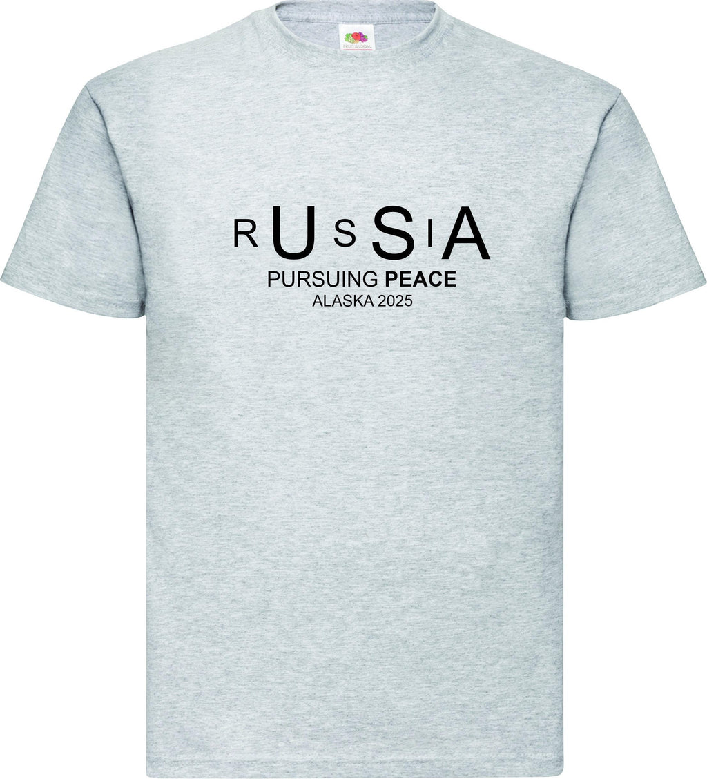 RUSSIA USA Pursuing Peace ALASKA 2025 Putin Tramp t shirt top Unisex Tee T shirt Top
