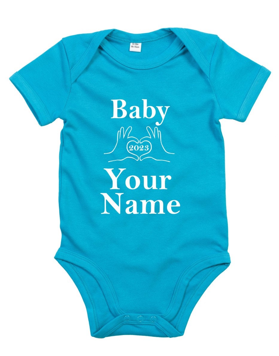 Baby 2023 Bodysuit Babybugz Baby unisex printed 10 colours Baby born New Mum gift