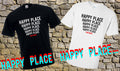 Happy place personalized t-shirt gift unisex