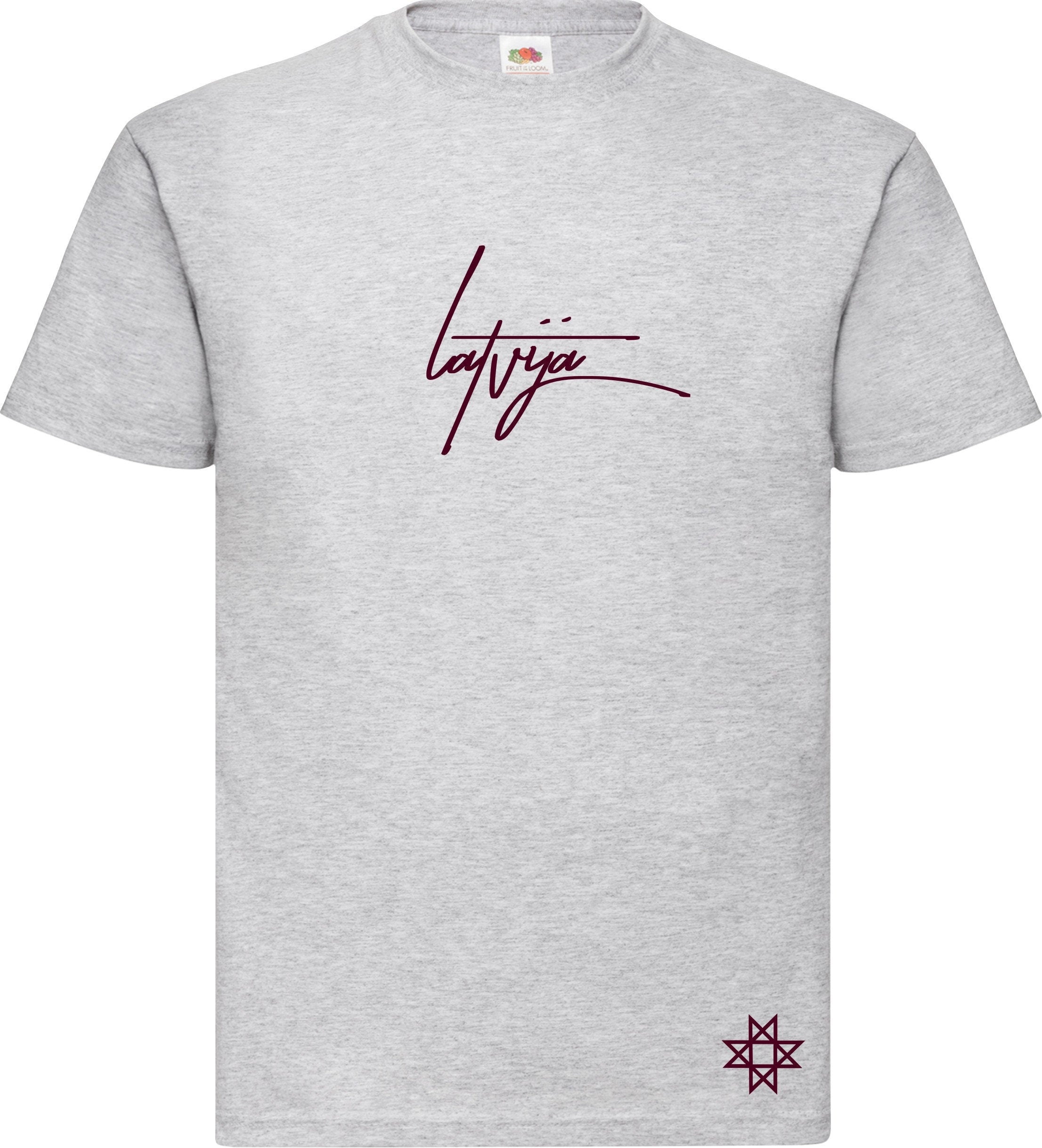 Latvija printed t-shirt Latvian Mens Patriotic Dāvana Latvija t krekls