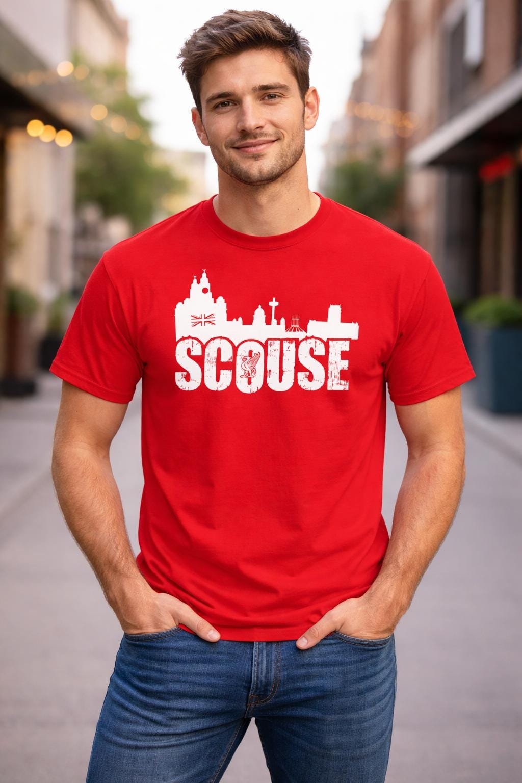 Liverpool Mens T Shirt Scouse Football Fan Tee Gift For Him Match Day Top S - XXXXXL