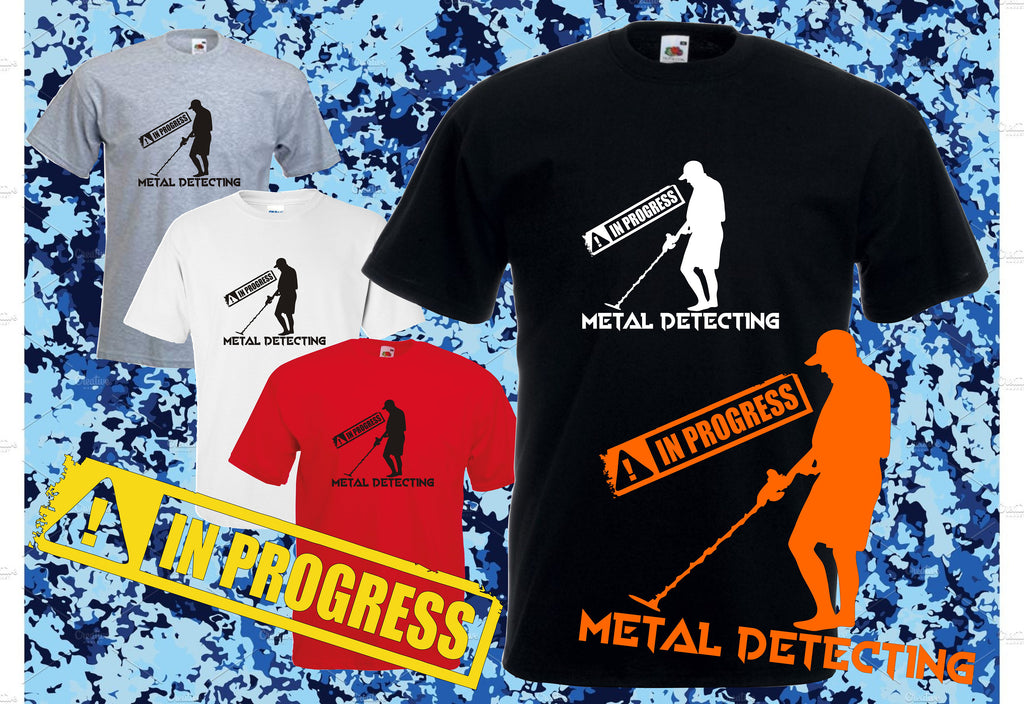 The Detectorist Searcher Metal Detecting Present Gift Hobbies unisex t shirt