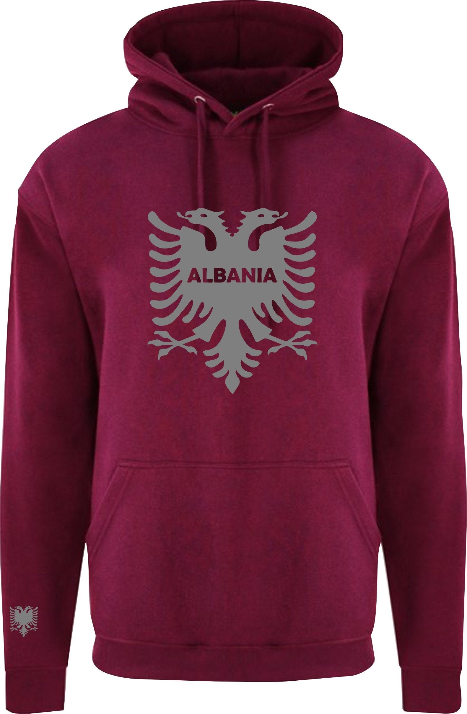 Albania Hoodie Albanian style double-headed eagle Albanian flag Unisex  Hooded Jumper