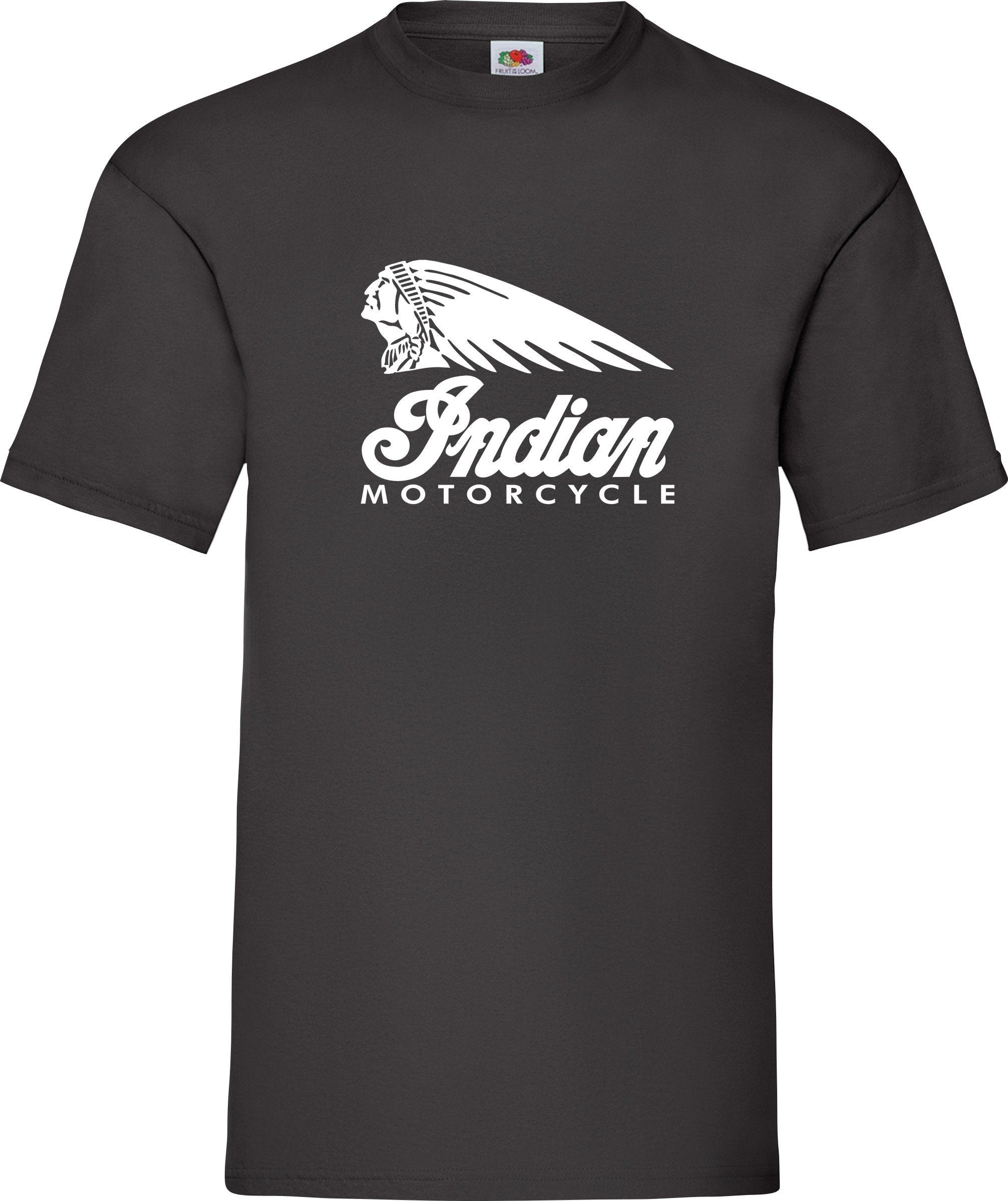 Indian Motorcycle Mens /Unisex Classic Motorbike Chopper Biker Bike T shirt Top Vintage