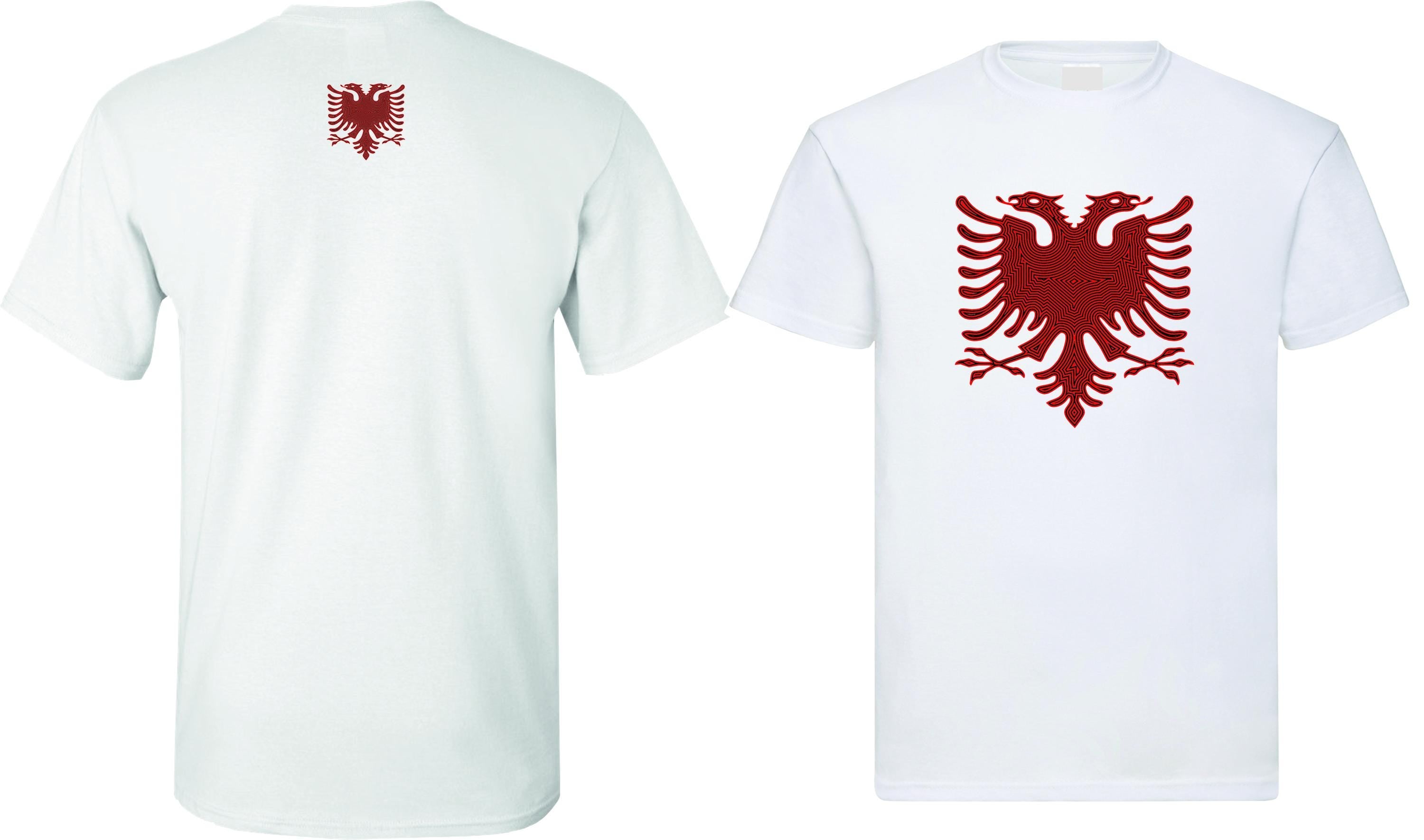 Albania t shirt Albanian style double-headed eagle Albanian flag Tee Top S-XXXL