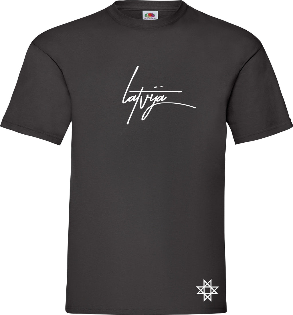 Latvija printed t-shirt Latvian Mens Patriotic Dāvana Latvija t krekls