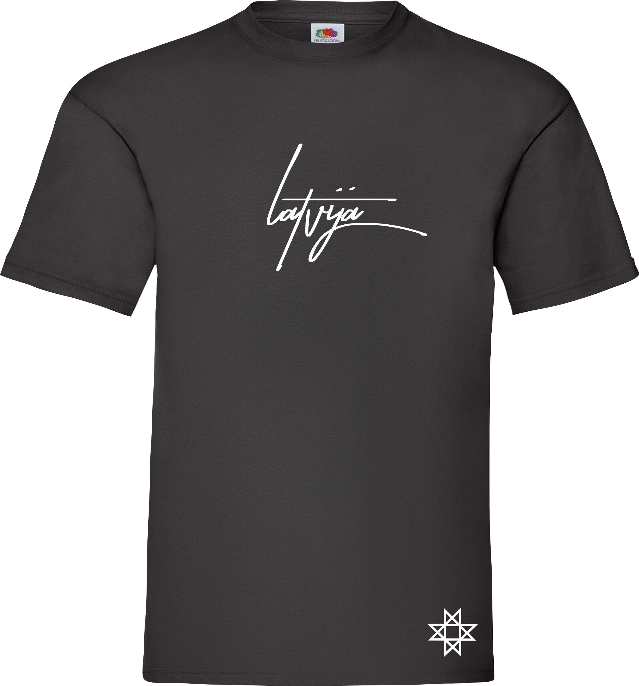 Latvija printed t-shirt Latvian Mens Patriotic Dāvana Latvija t krekls