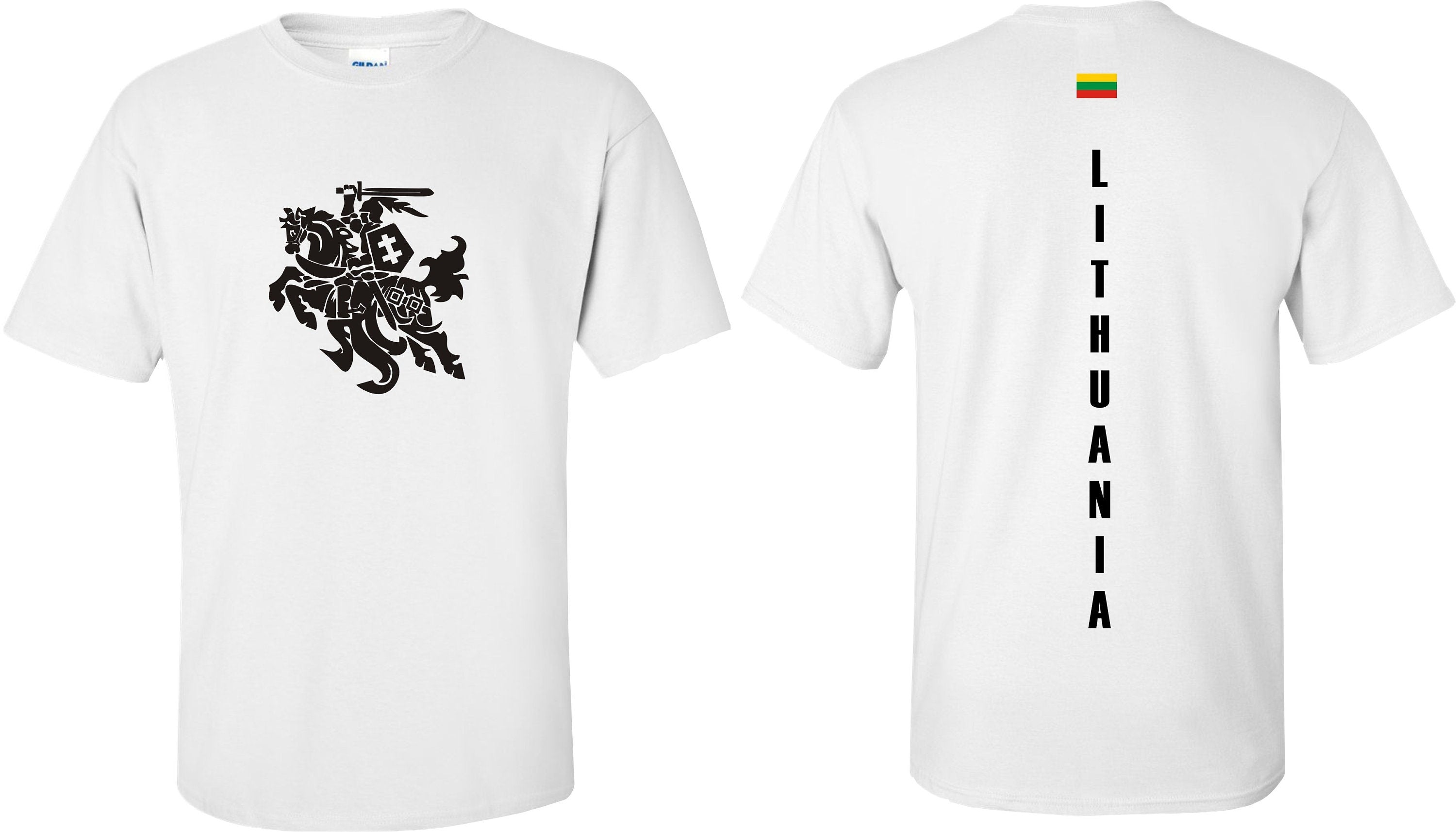 Lietuva Lithuanian style myliu lietuva vytis Lithuania mens t shirt Gift Present