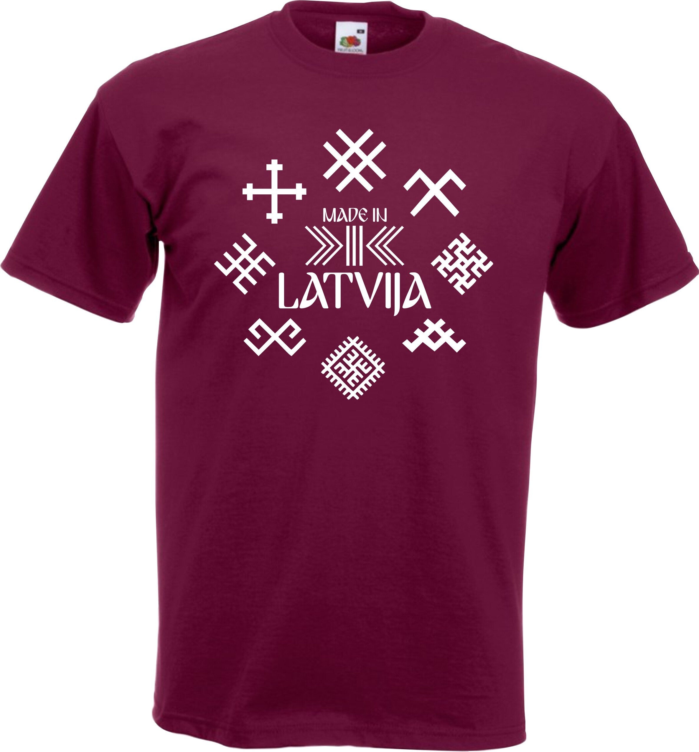 Made in Latvija, Latvian style Gift Present Souvenir t shirt TOP, Latvija t-krekls dāvana
