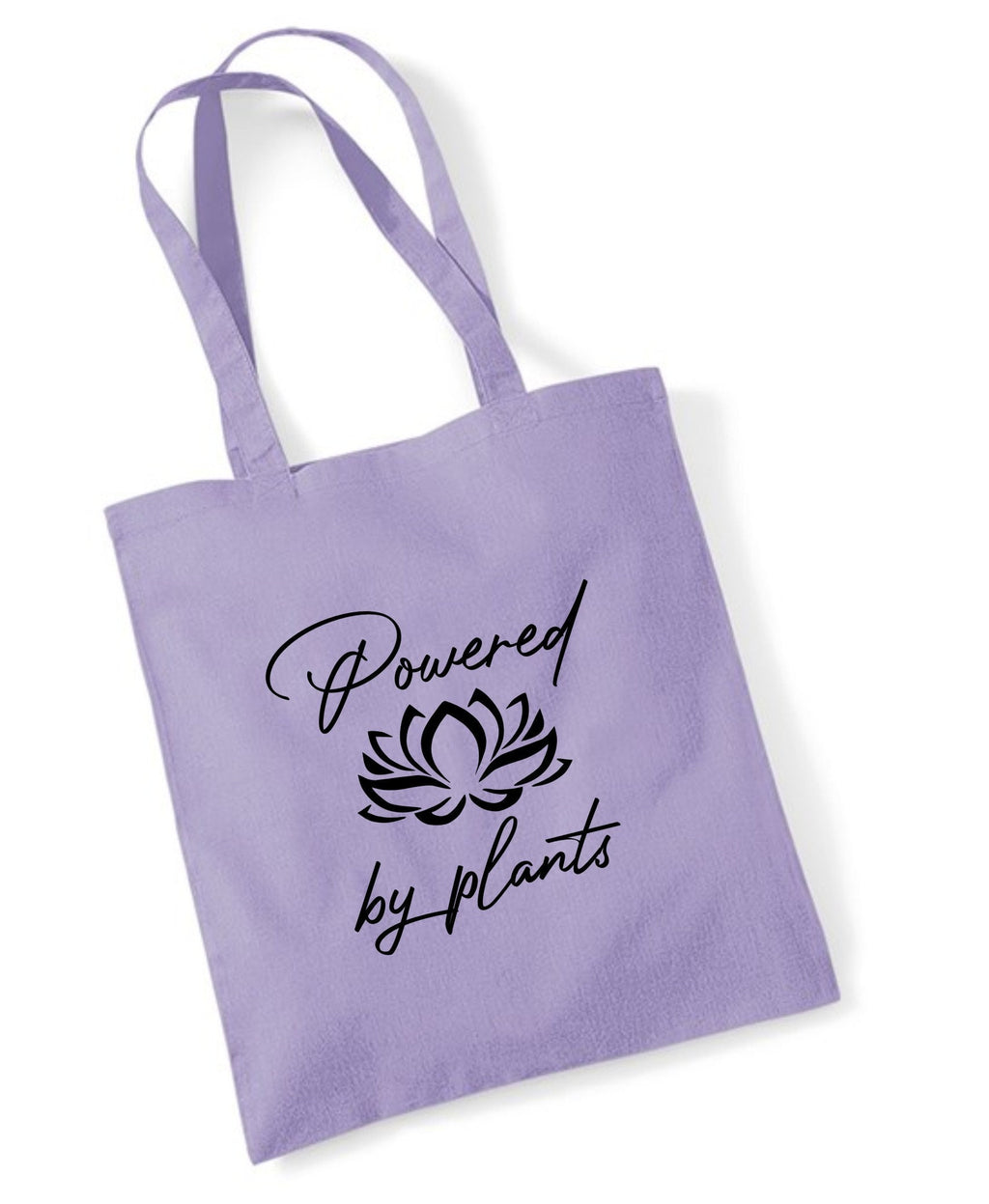 Powered by plants Vegan Meat free Shopping bag for life long handles gift presen