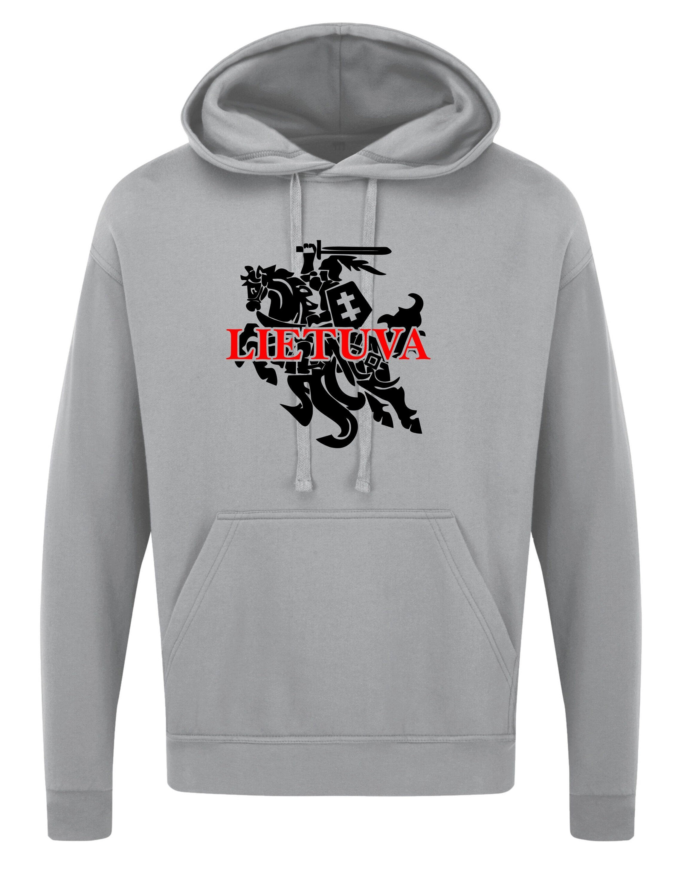Lietuva Lithuanian style Hoodie as myliu lietuva vytis Unisex Hooded Jumper