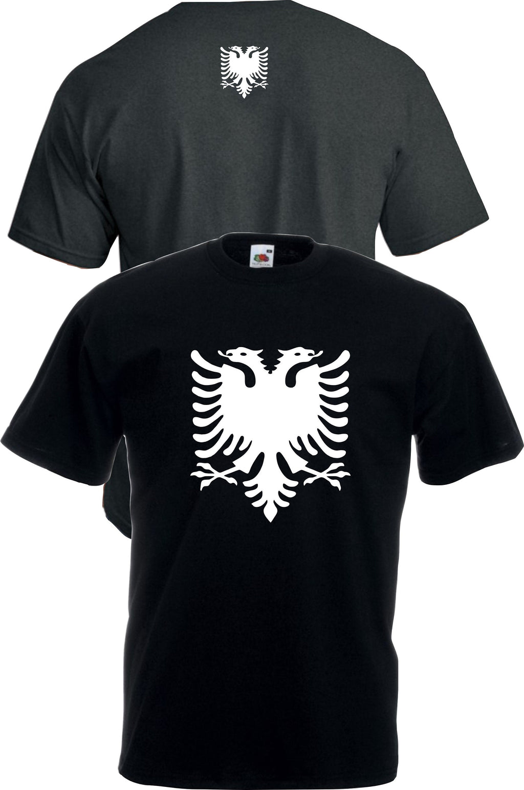 Albania printed T Shirt Albanian style double-headed eagle Albanian flag Tee