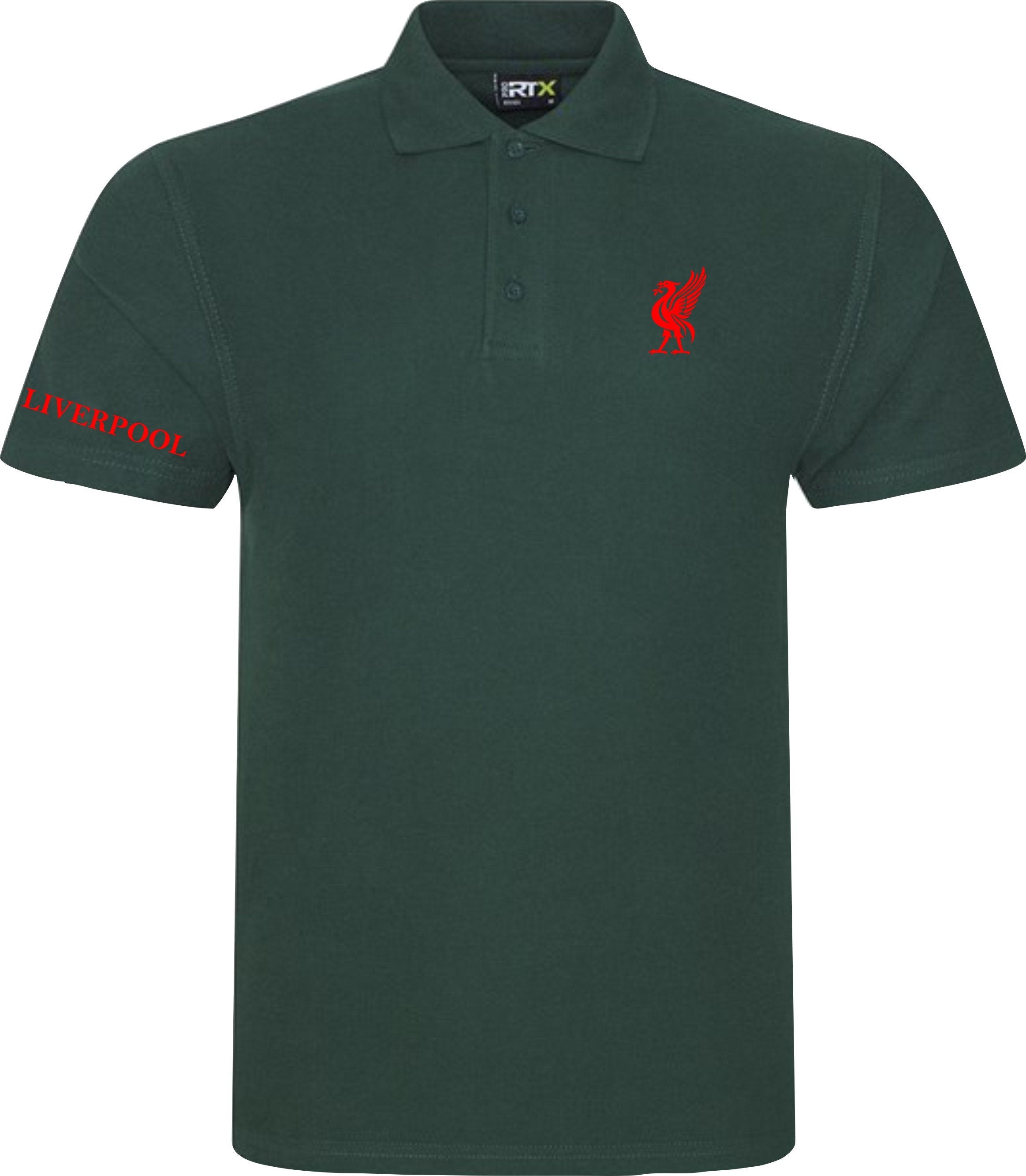 City of Liverpool printed Liver Bird Liverpool Unisex Polo Top shirt Top polo shirt