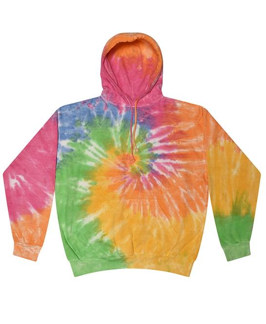 Rainbow tie-dye hoodie Unisex hoodie This simple and stylish classic hoodie in many vibrant colours 6 colours Pullover