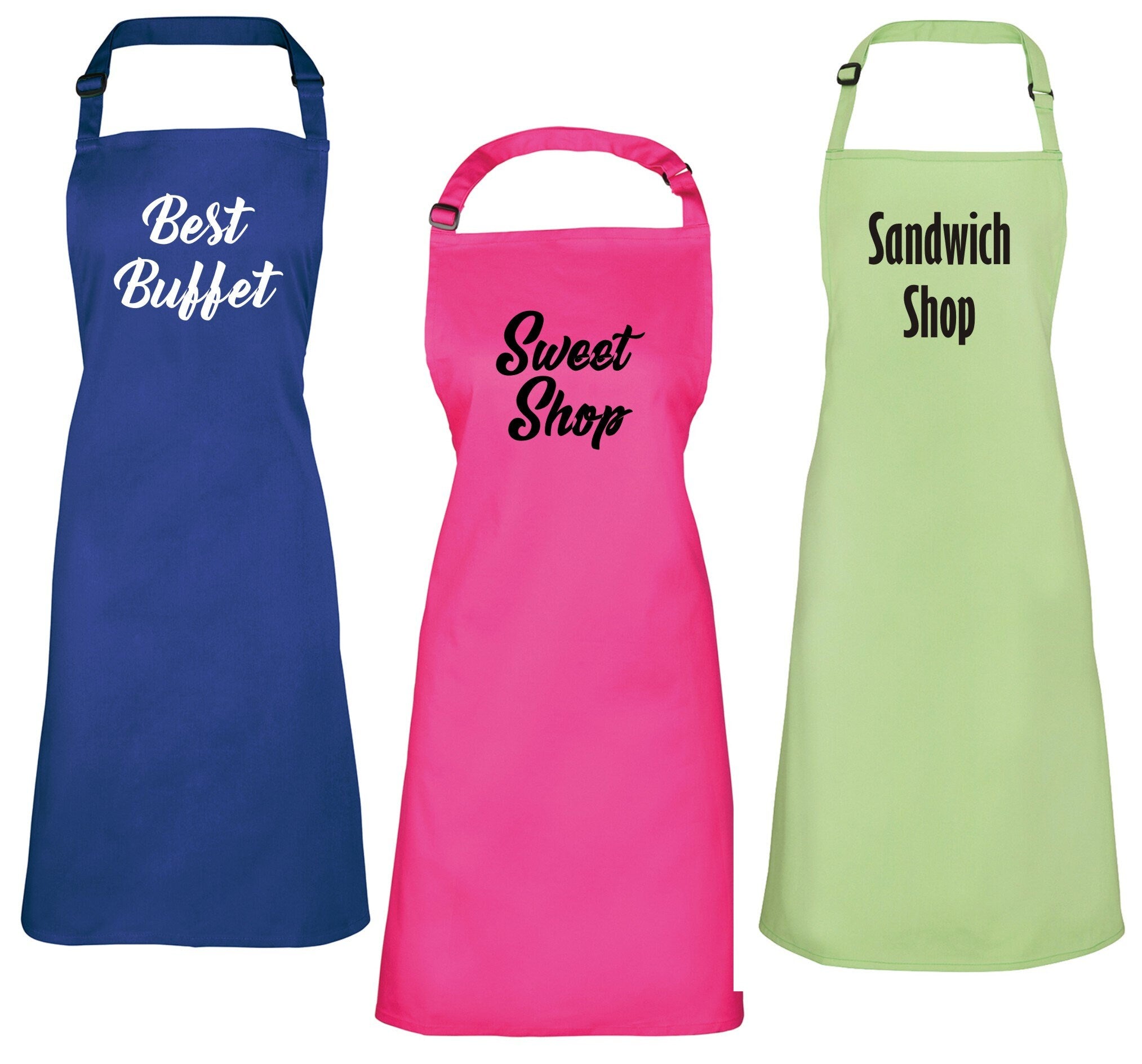 Personalised Premier Bib Apron Adult / Kitchen / Bar / Restaurant / Cafe / Shop / Chef / Waiters Wear Workwear Business Catering