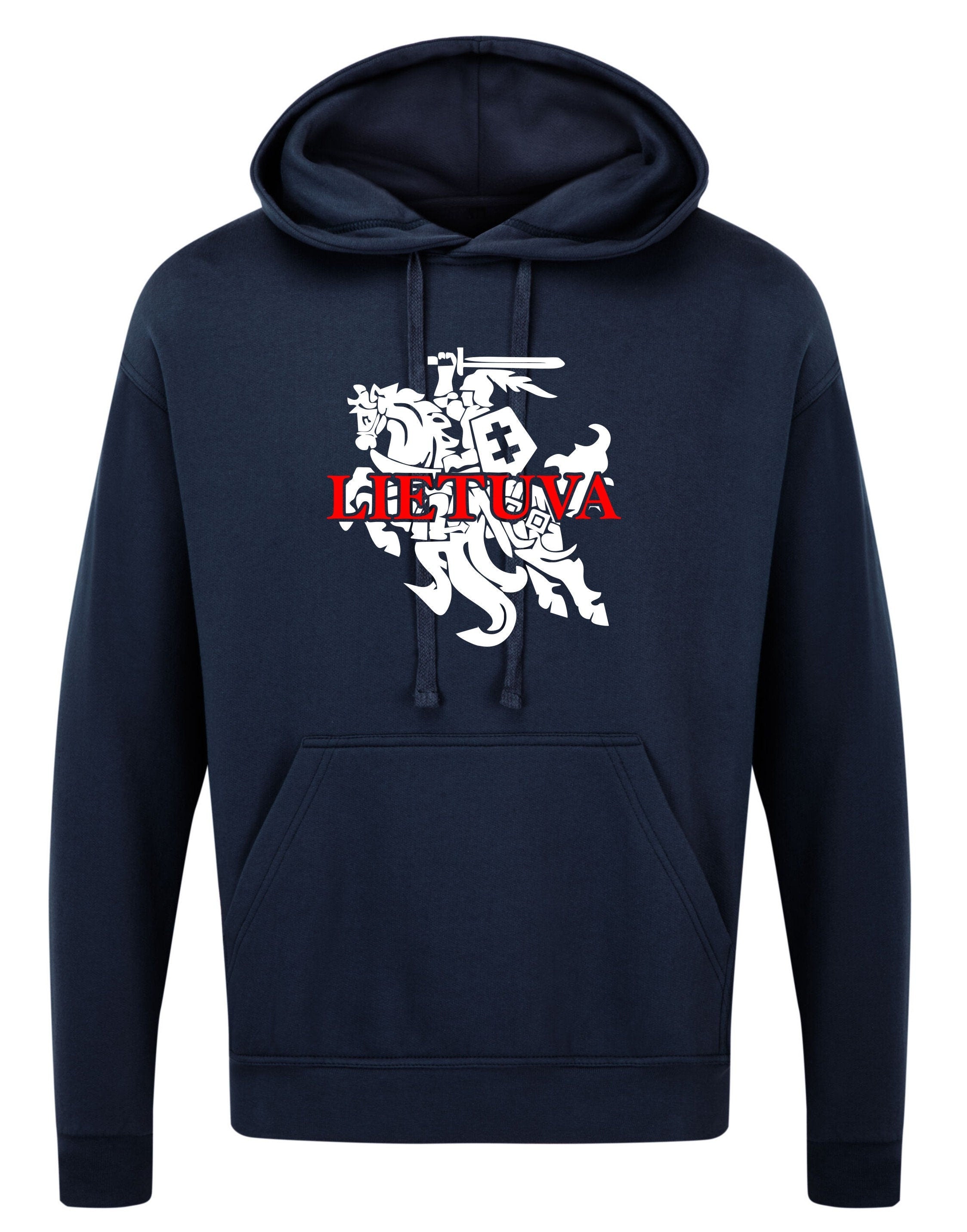 Lietuva Lithuanian style Hoodie as myliu lietuva vytis Unisex Hooded Jumper