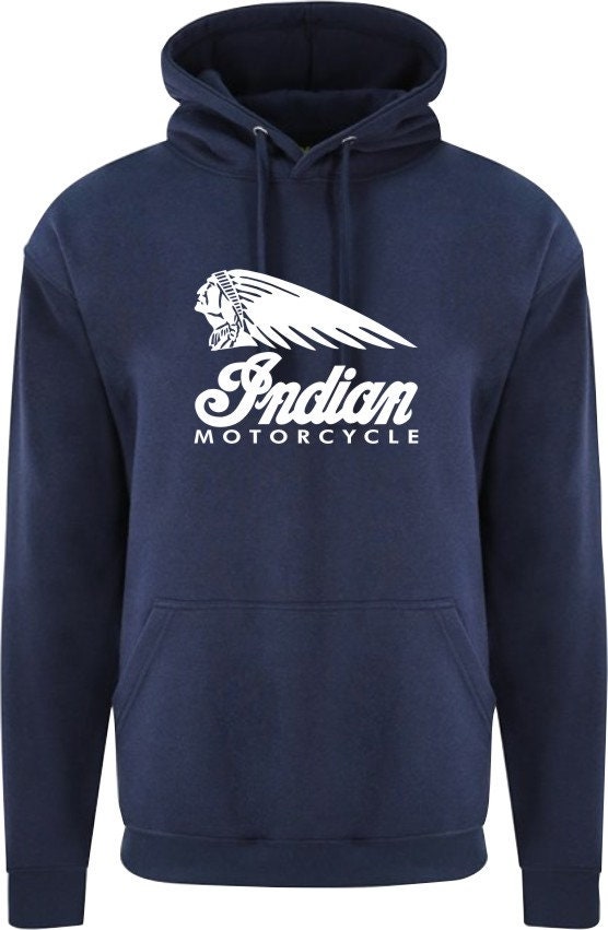 Indian Motorcycle Mens /Unisex Hoodie Classic Motorbike Chopper Biker BikeTop Vintage Hoodie