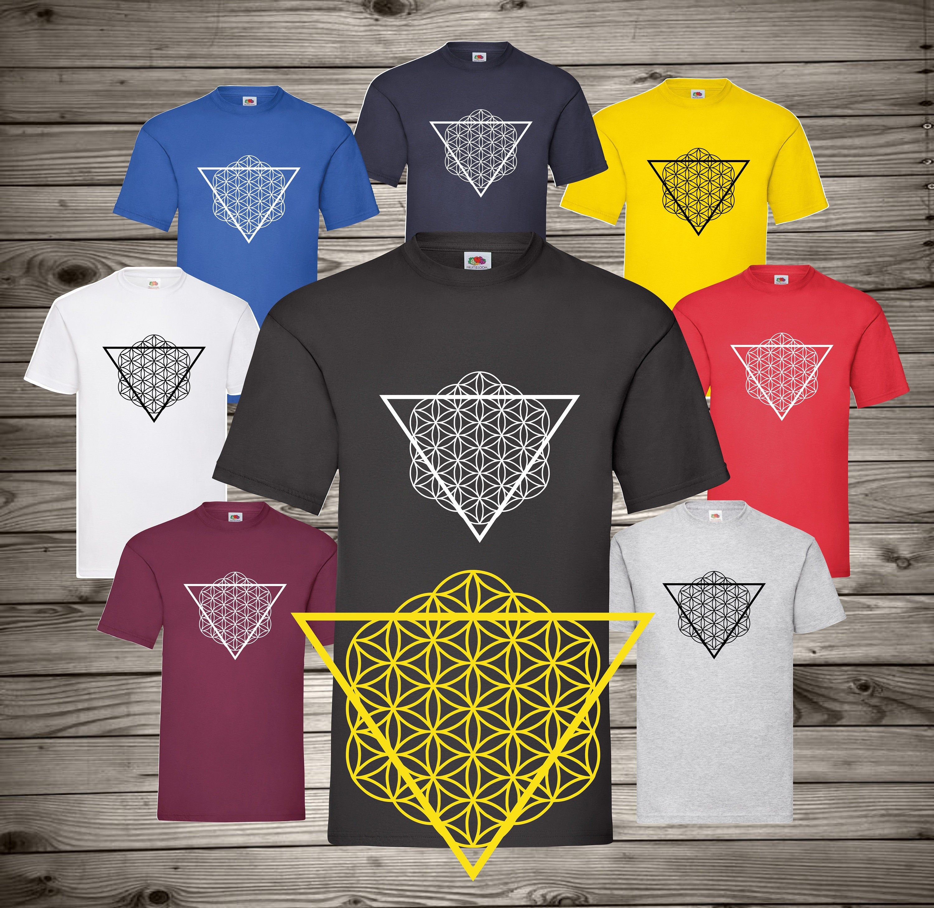 Flower Of Life T shirt Geometrical Shapes New Top Unisex gift present t shirt top tee