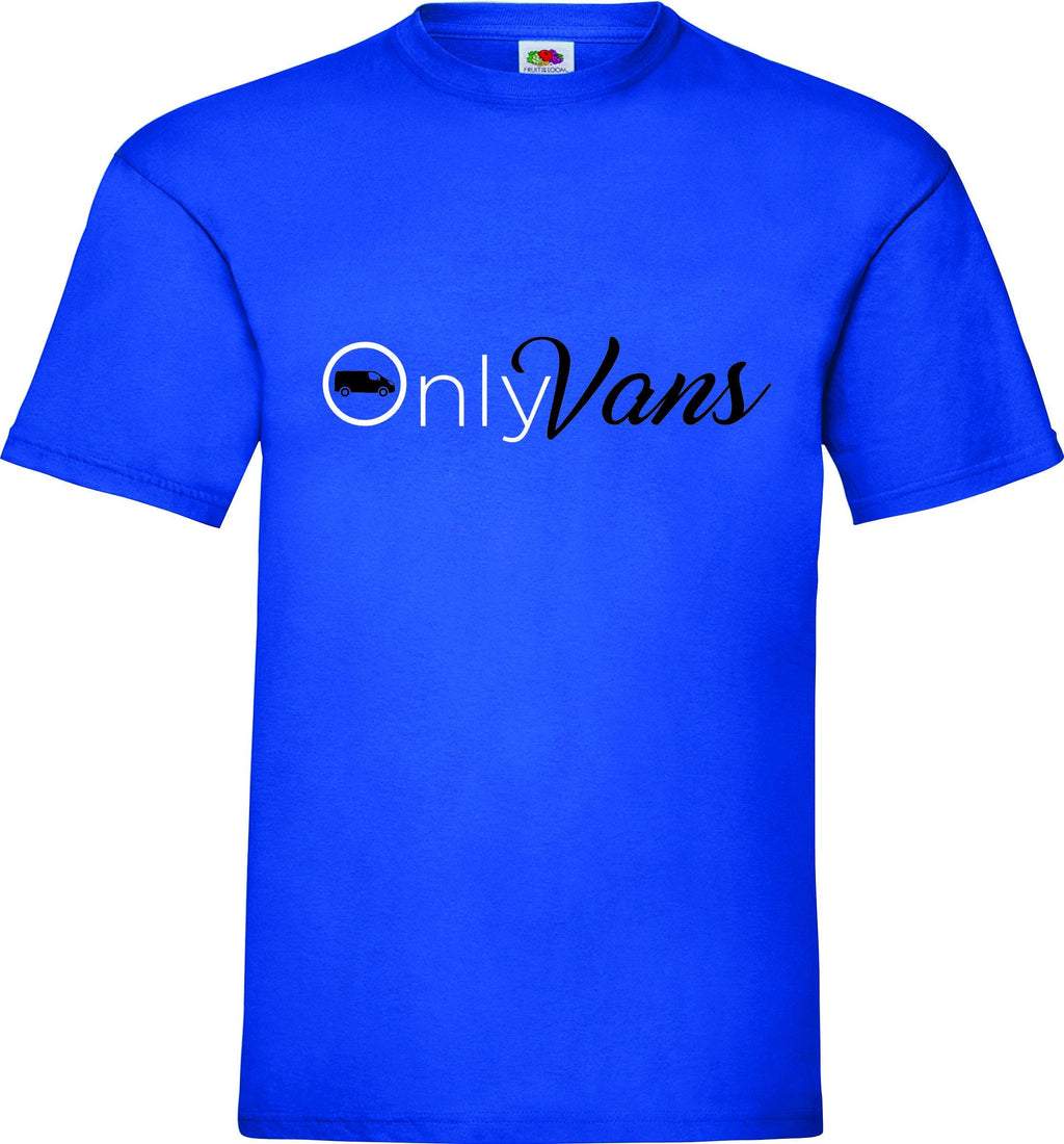 Only Vans T shirt Novelty Funny Car Automotive Unisex Adults tee top Van Life