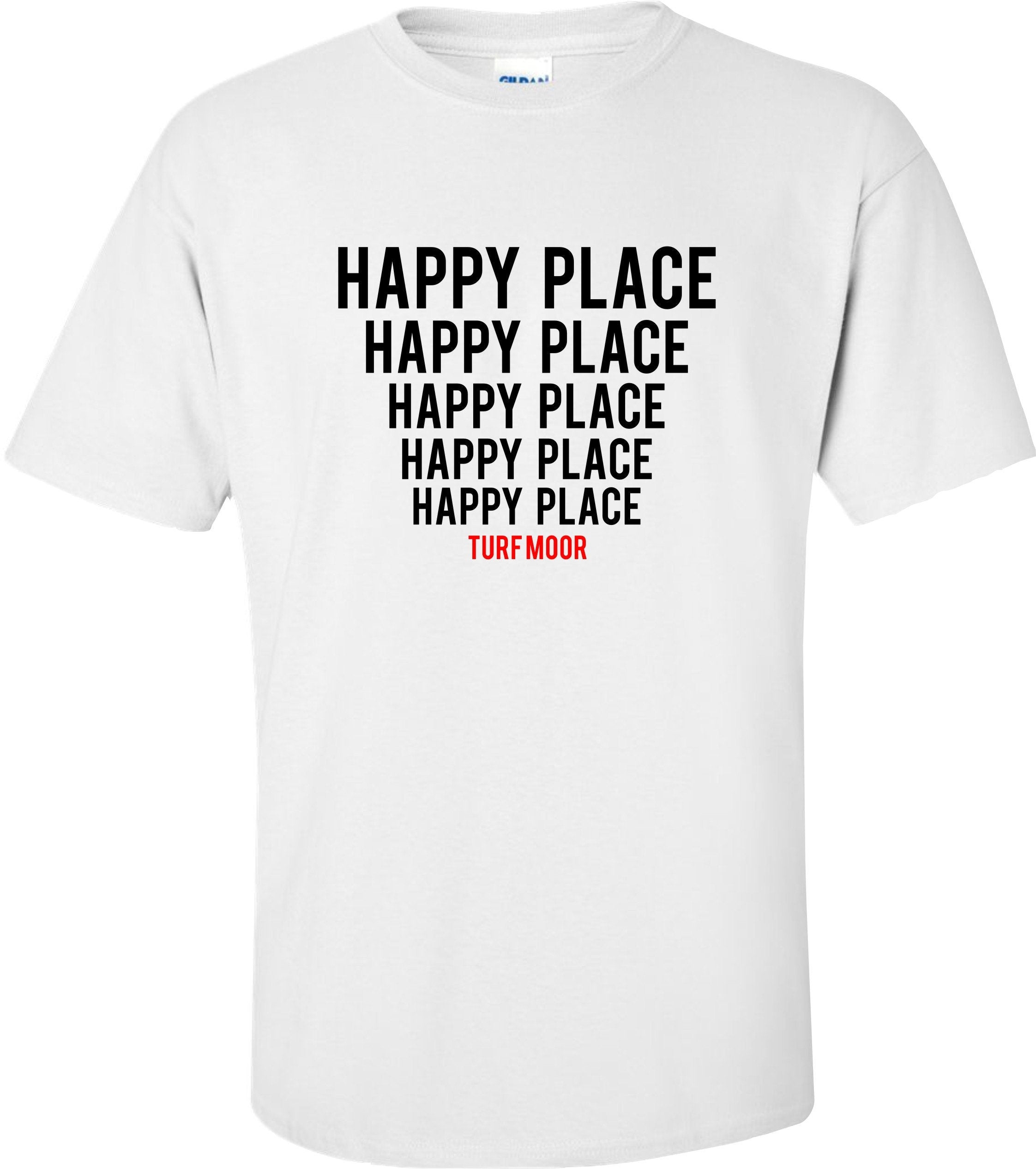 Happy place personalized t-shirt gift unisex