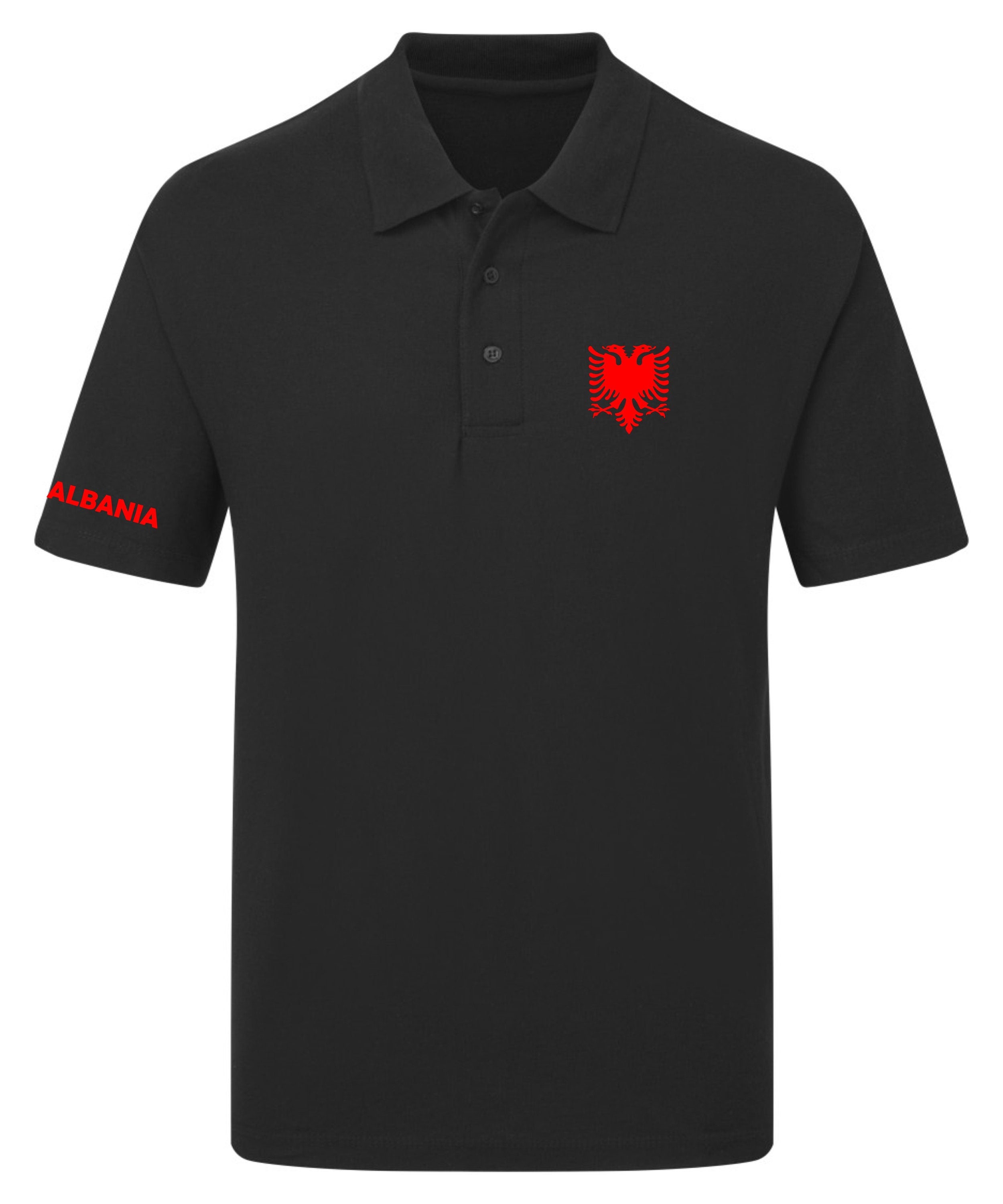 Albania Polo Shirt Albanian style double-headed eagle XS - XXXXXL UNISEX