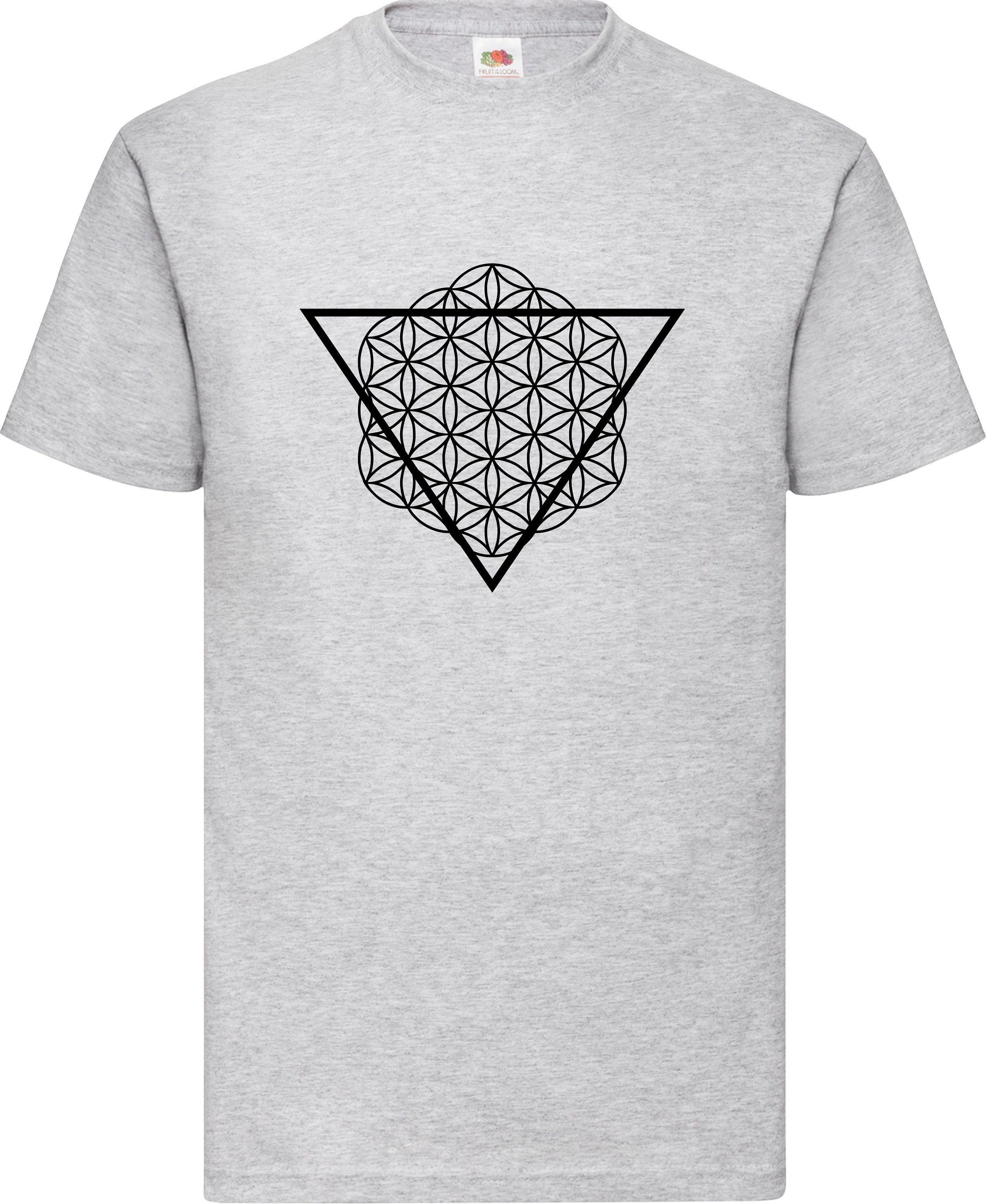 Flower Of Life T shirt Geometrical Shapes New Top Unisex gift present t shirt top tee