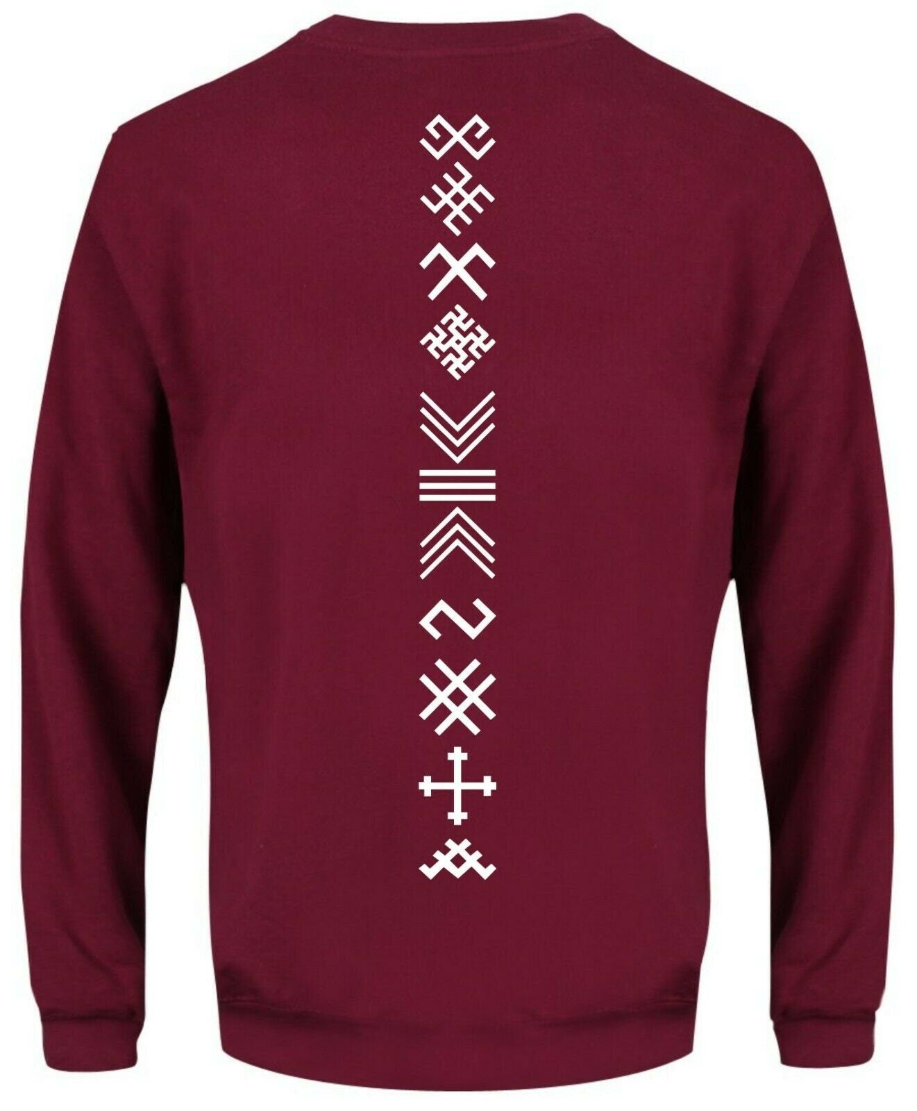 Latvija jumper Latvia symbol print on back  ornamenti jumis 3 zvaigznes Unisex Sweatshirt Gift Present S-XXXXXL