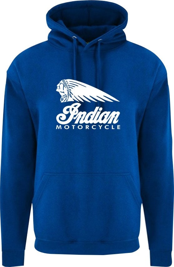Indian Motorcycle Mens /Unisex Hoodie Classic Motorbike Chopper Biker BikeTop Vintage Hoodie