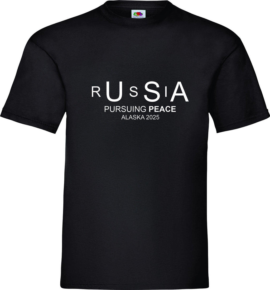 RUSSIA USA Pursuing Peace ALASKA 2025 Putin Tramp t shirt top Unisex Tee T shirt Top