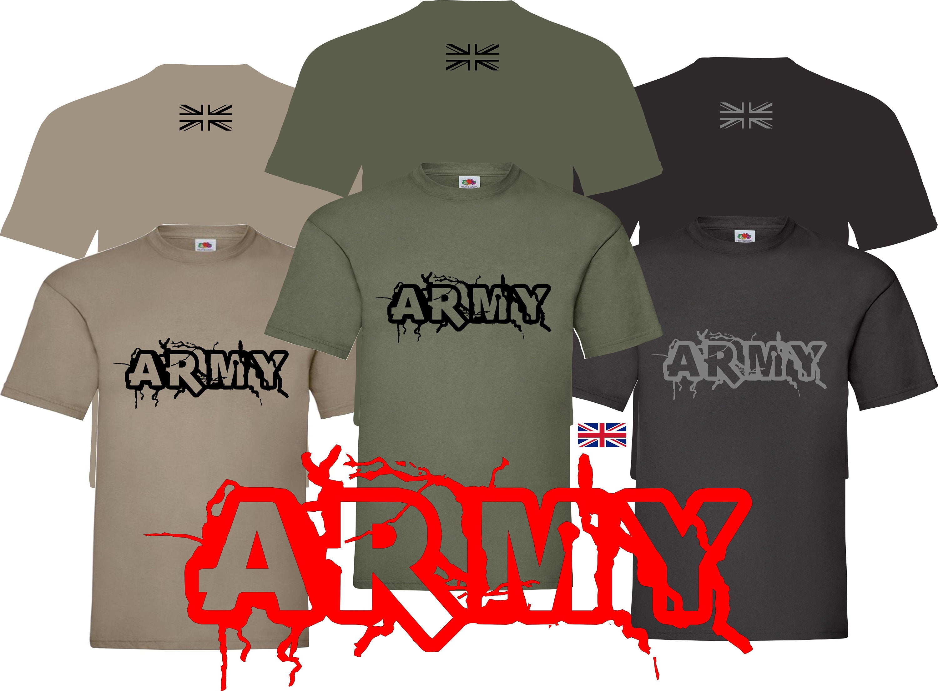 British Army t shirt  mens S-XXXL UNISEX soldier cadet reserves veterans gift