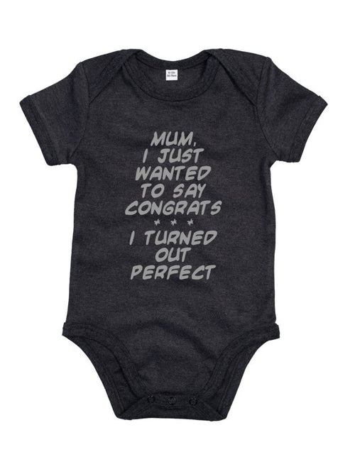 Baby Bodysuit Babybugz Baby unisex printed 16 colours Baby born