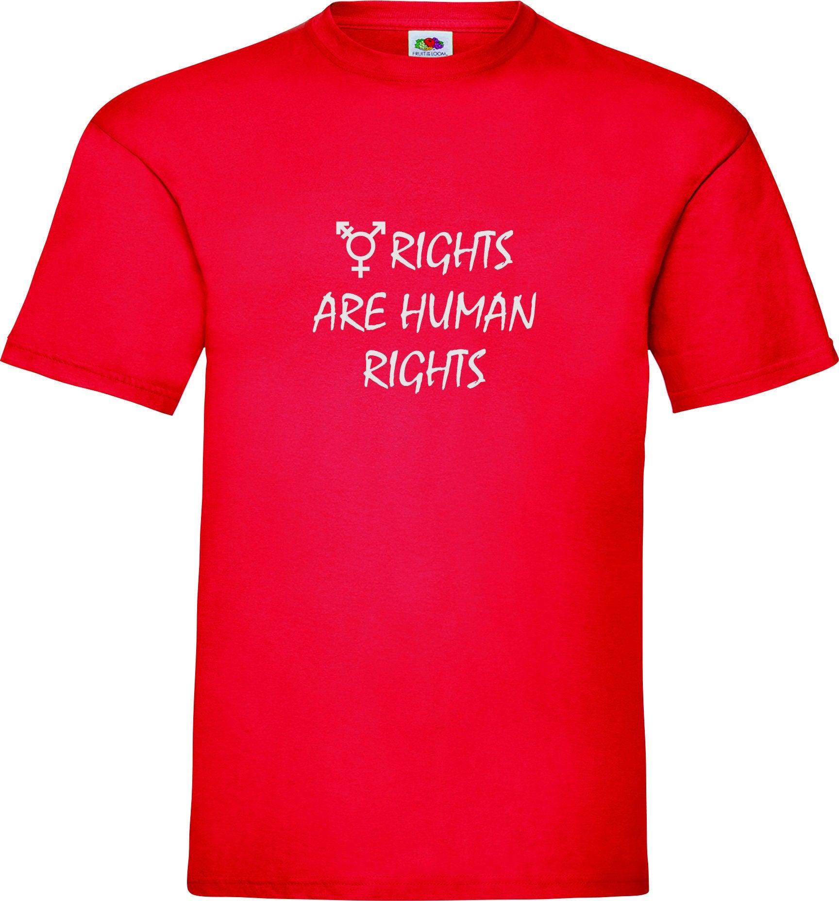 Trans Rights are Human Rights Unisex LGBT Pride Gay Trans  T shirt Top