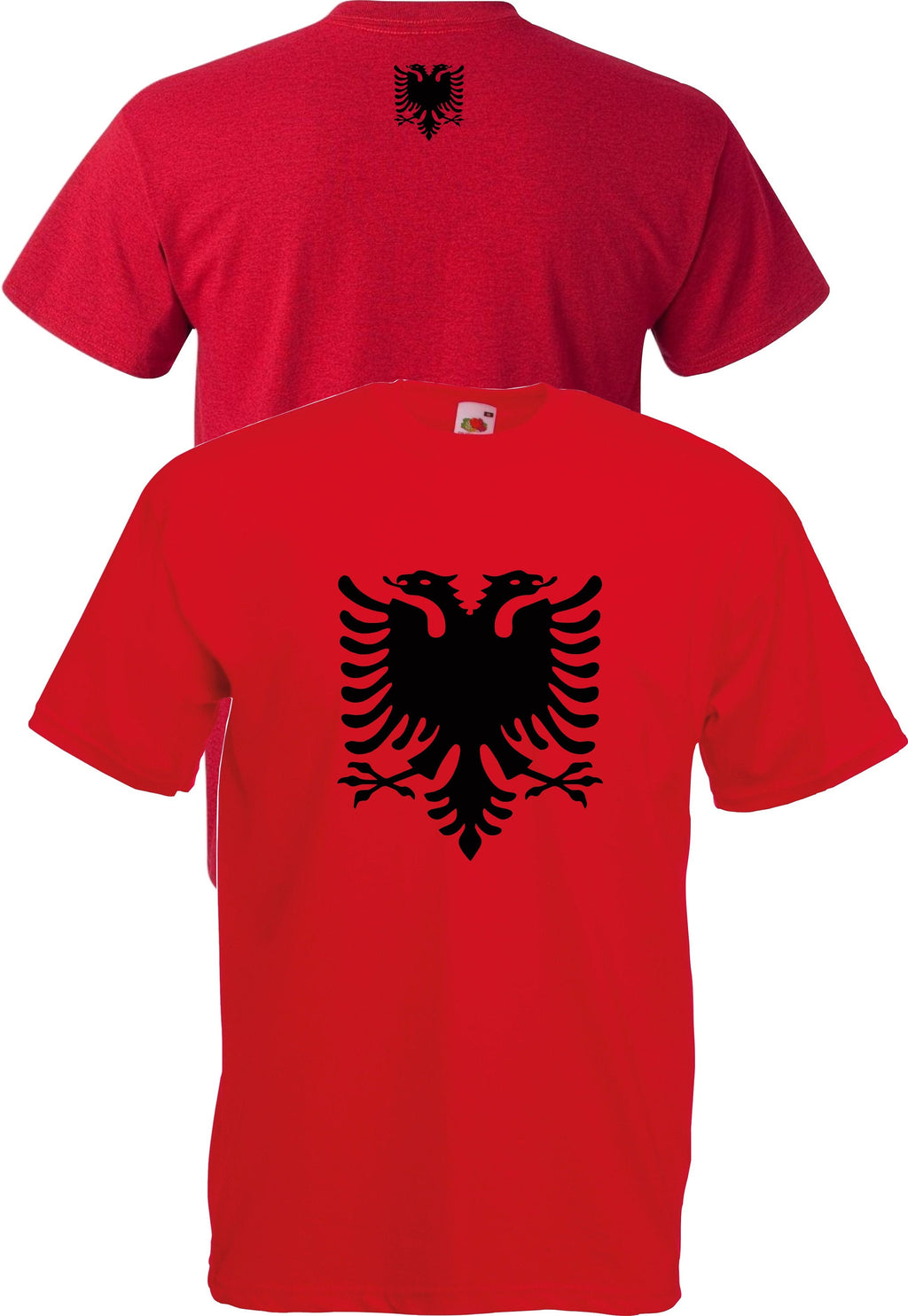 Albania printed T Shirt Albanian style double-headed eagle Albanian flag Tee