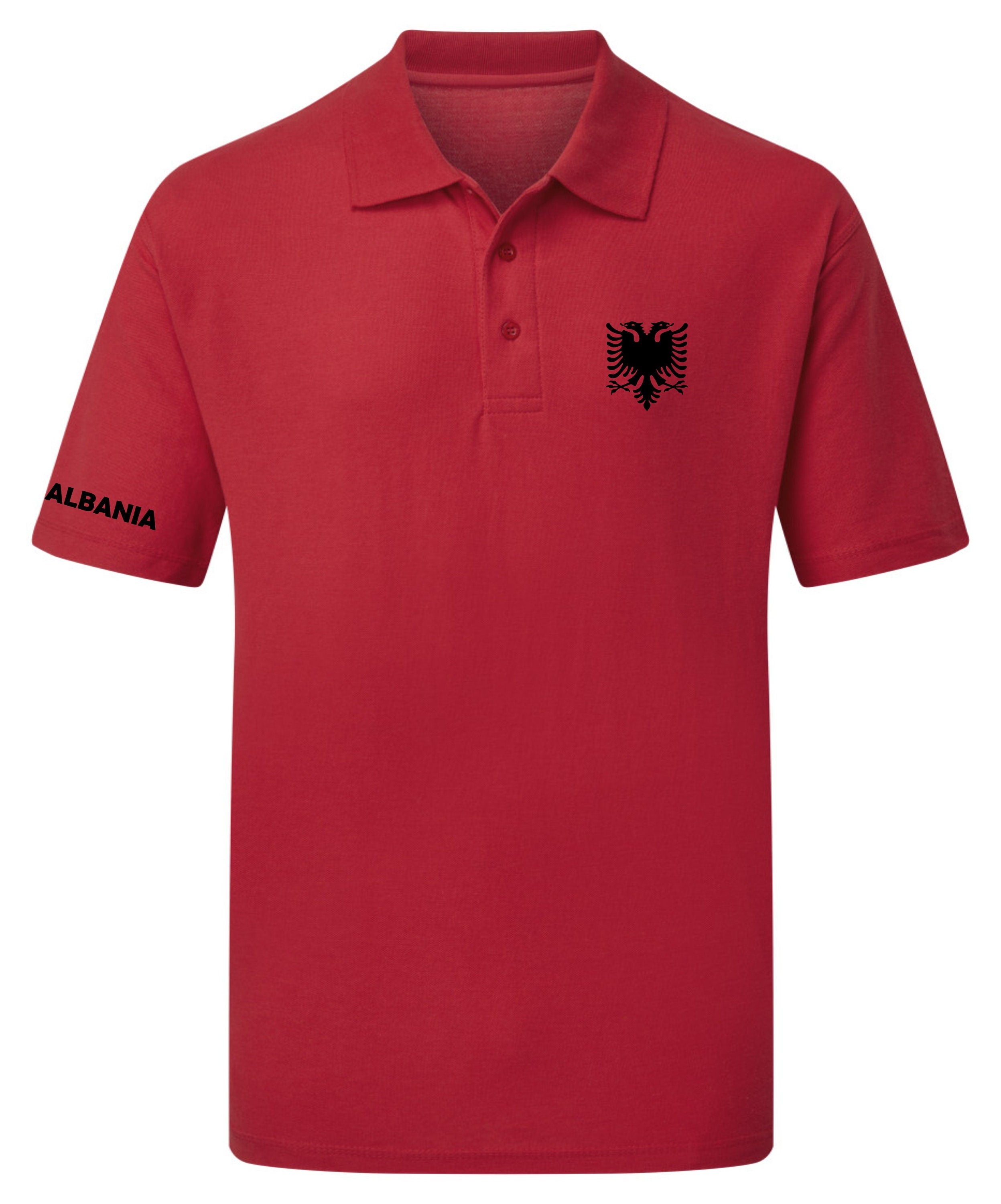 Albania Polo Shirt Albanian style double-headed eagle XS - XXXXXL UNISEX