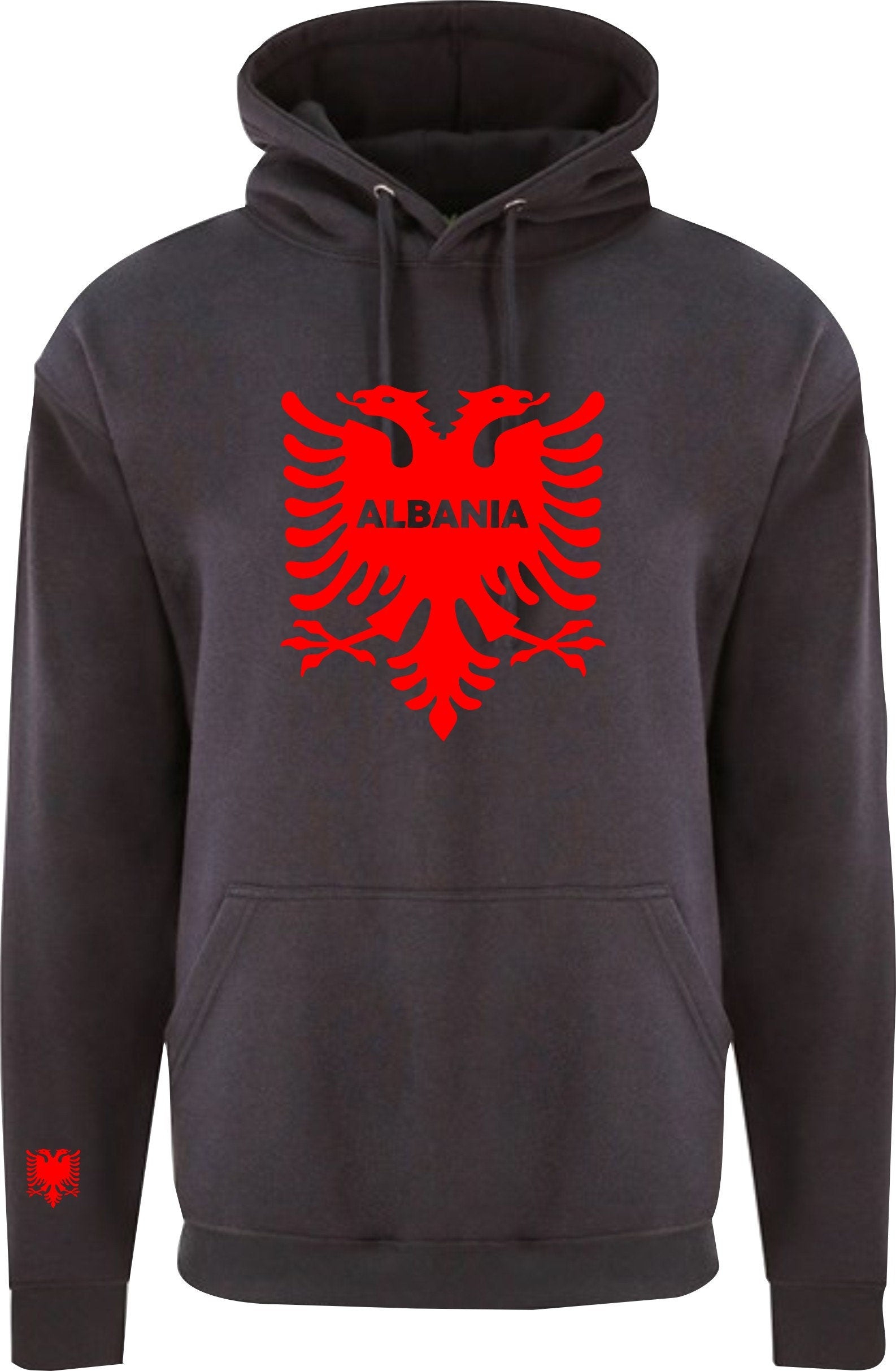 Albania Hoodie Albanian style double-headed eagle Albanian flag Unisex  Hooded Jumper