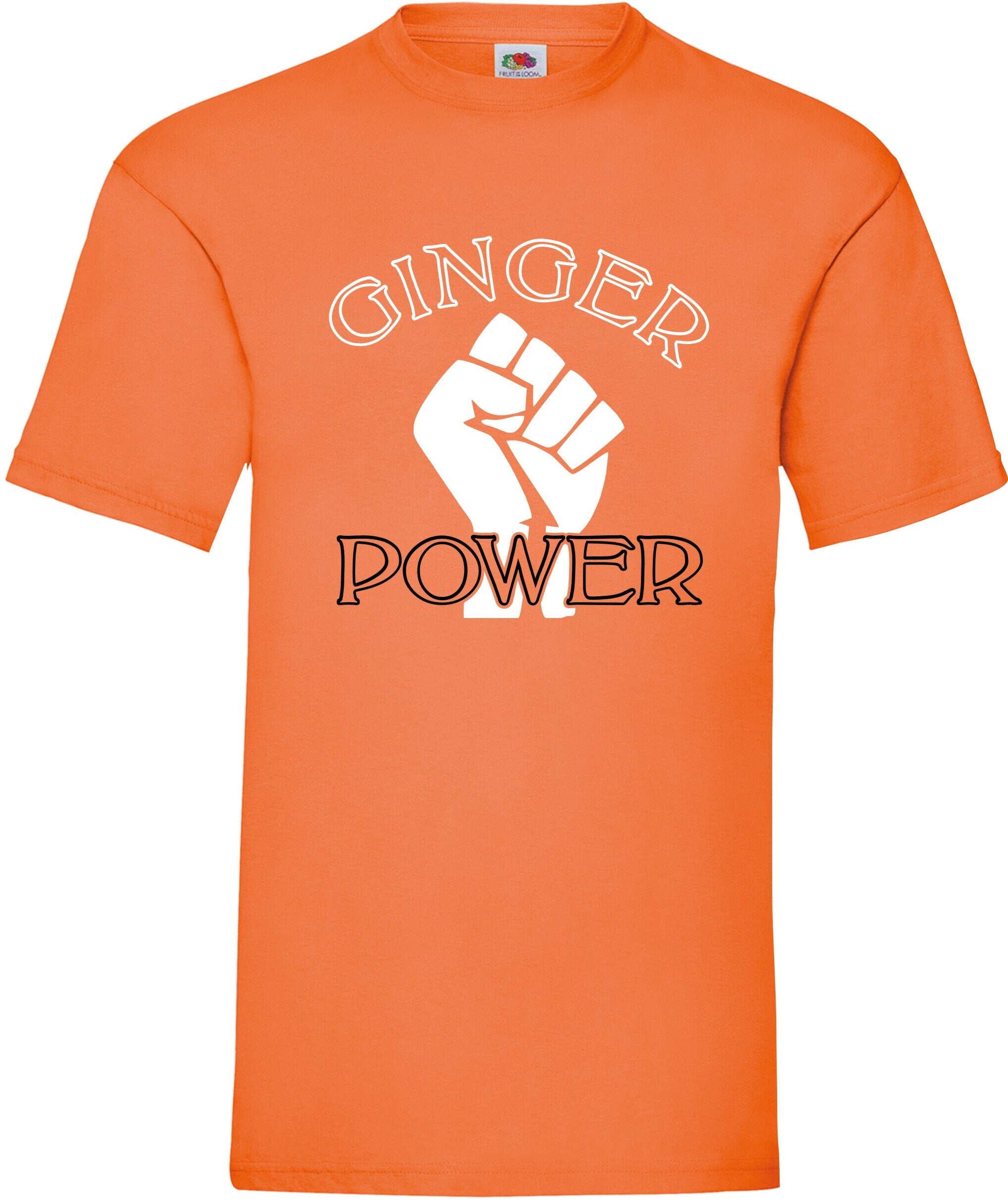 Ginger Power Comedy Fun Joke Unisex Present Gift T shirt Top S-XXXL