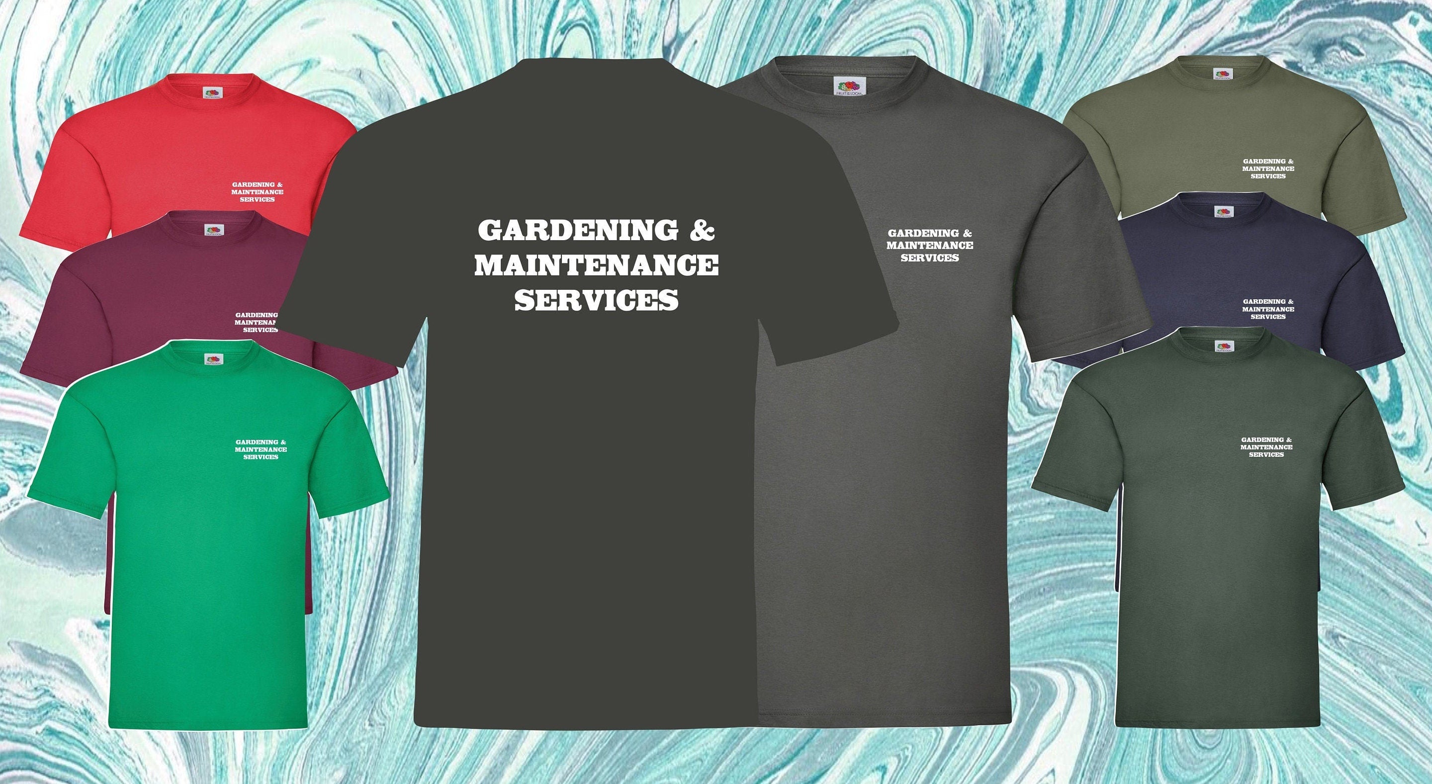 Workwear Gardening & Maintenance Services business work job T shirt Top  Uniform Job Gift S-XXXL
