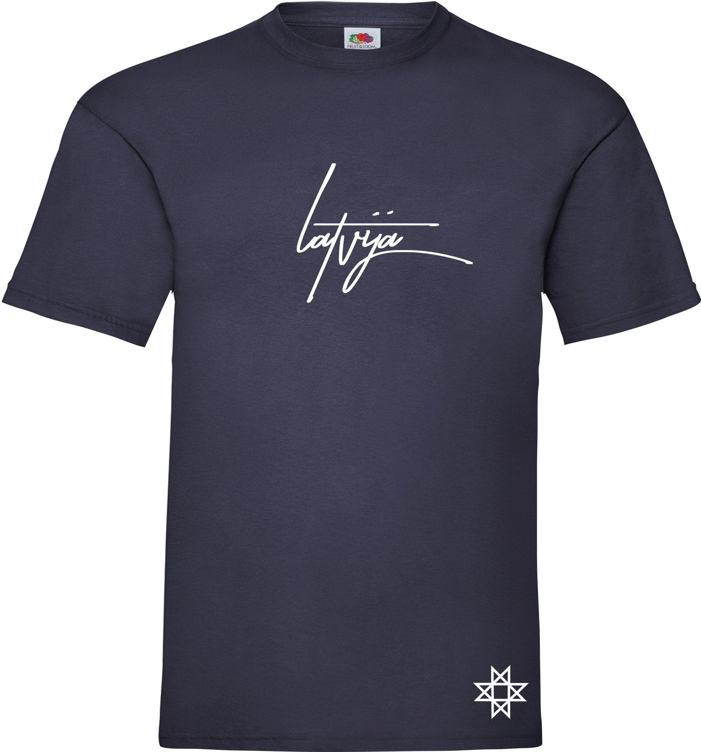 Latvija printed t-shirt Latvian Mens Patriotic Dāvana Latvija t krekls