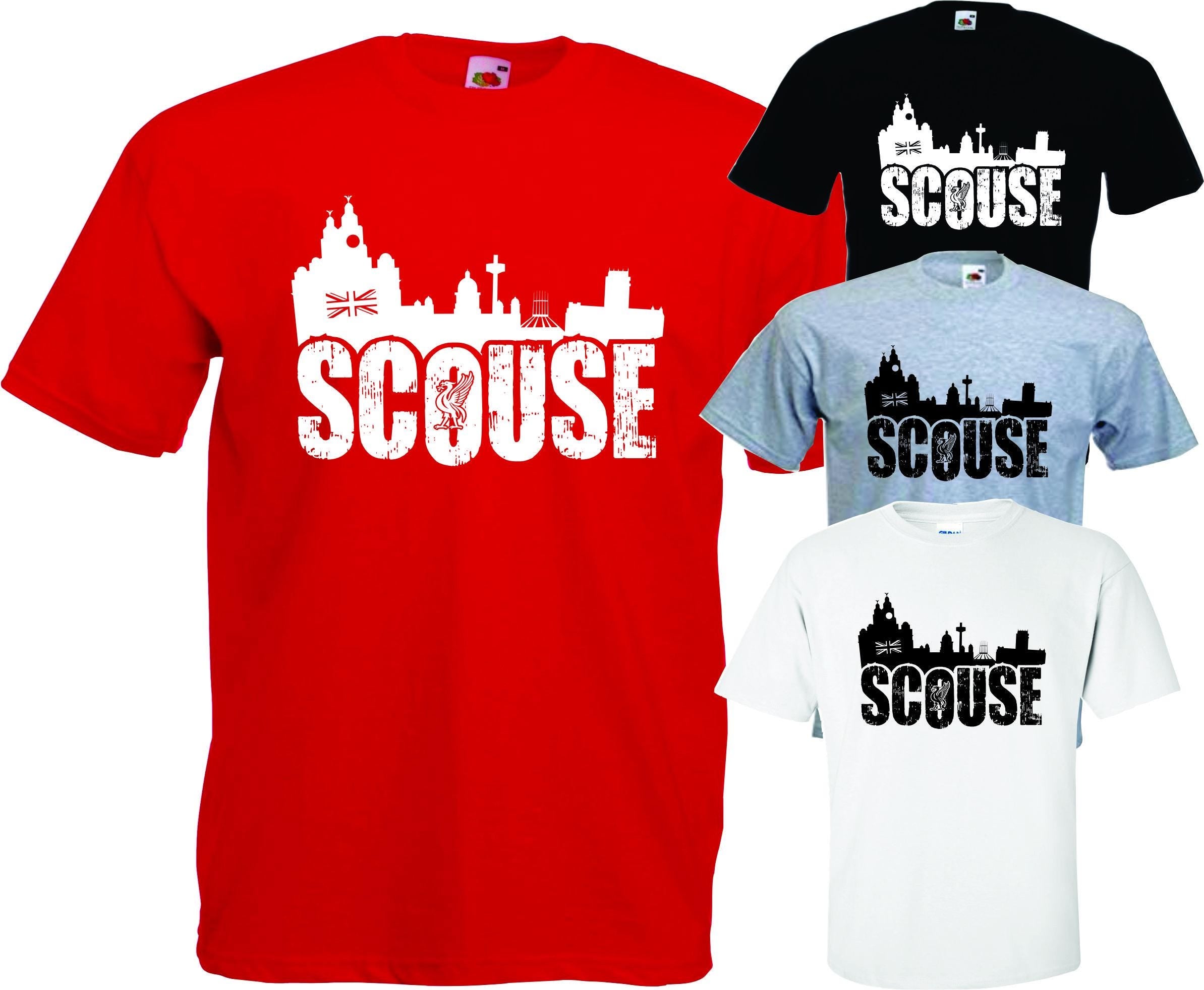 Liverpool Mens T Shirt Scouse Football Fan Tee Gift For Him Match Day Top S - XXXXXL