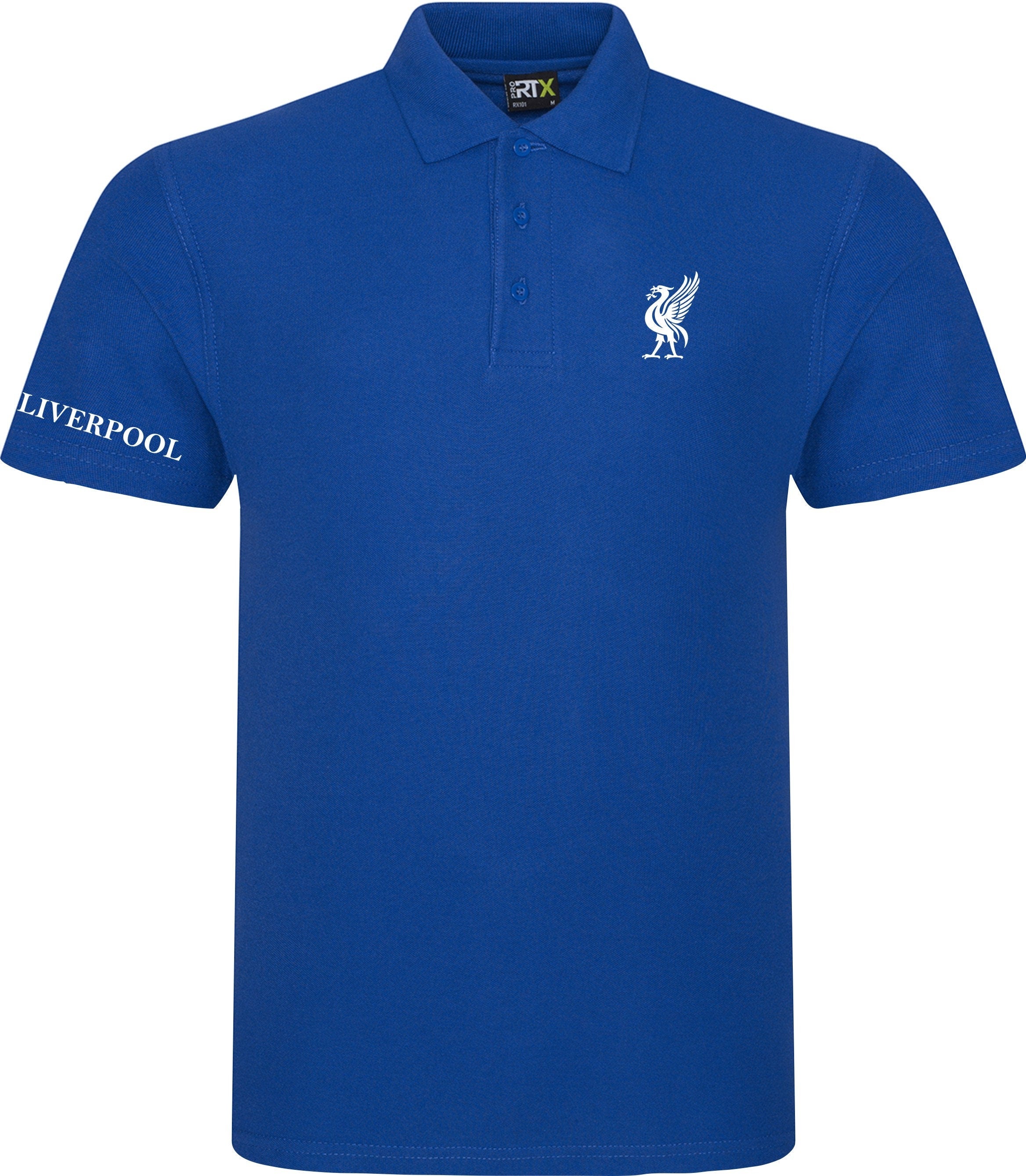 City of Liverpool printed Liver Bird Liverpool Unisex Polo Top shirt Top polo shirt