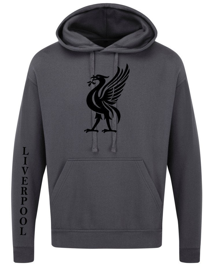 City of Liverpool printed Liver Bird Liverpool Unisex Hoodie Hoodies Mens Woman Unisex Hooded Jumper XS - XXXXXL