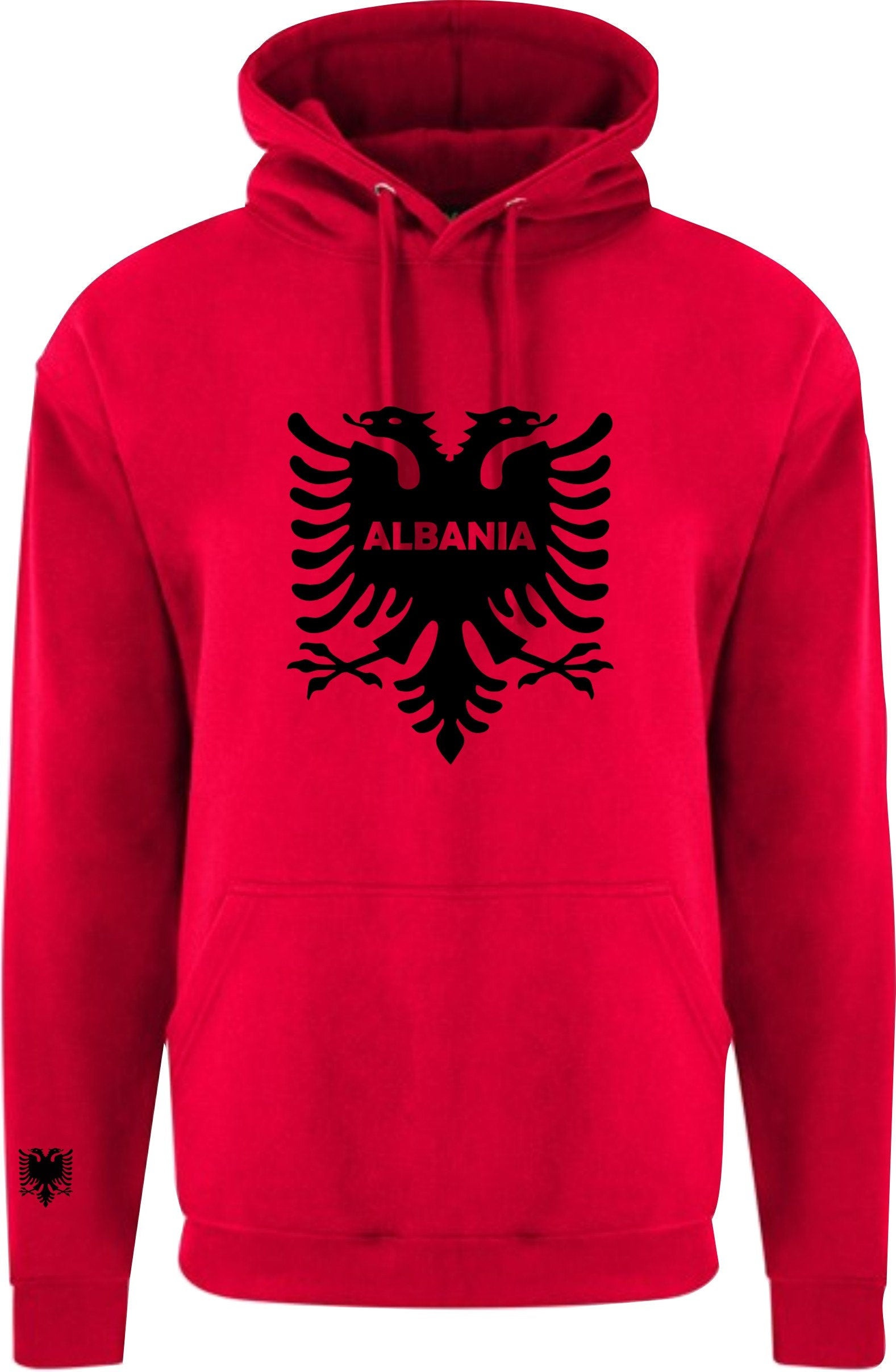 Albania Hoodie Albanian style double-headed eagle Albanian flag Unisex  Hooded Jumper