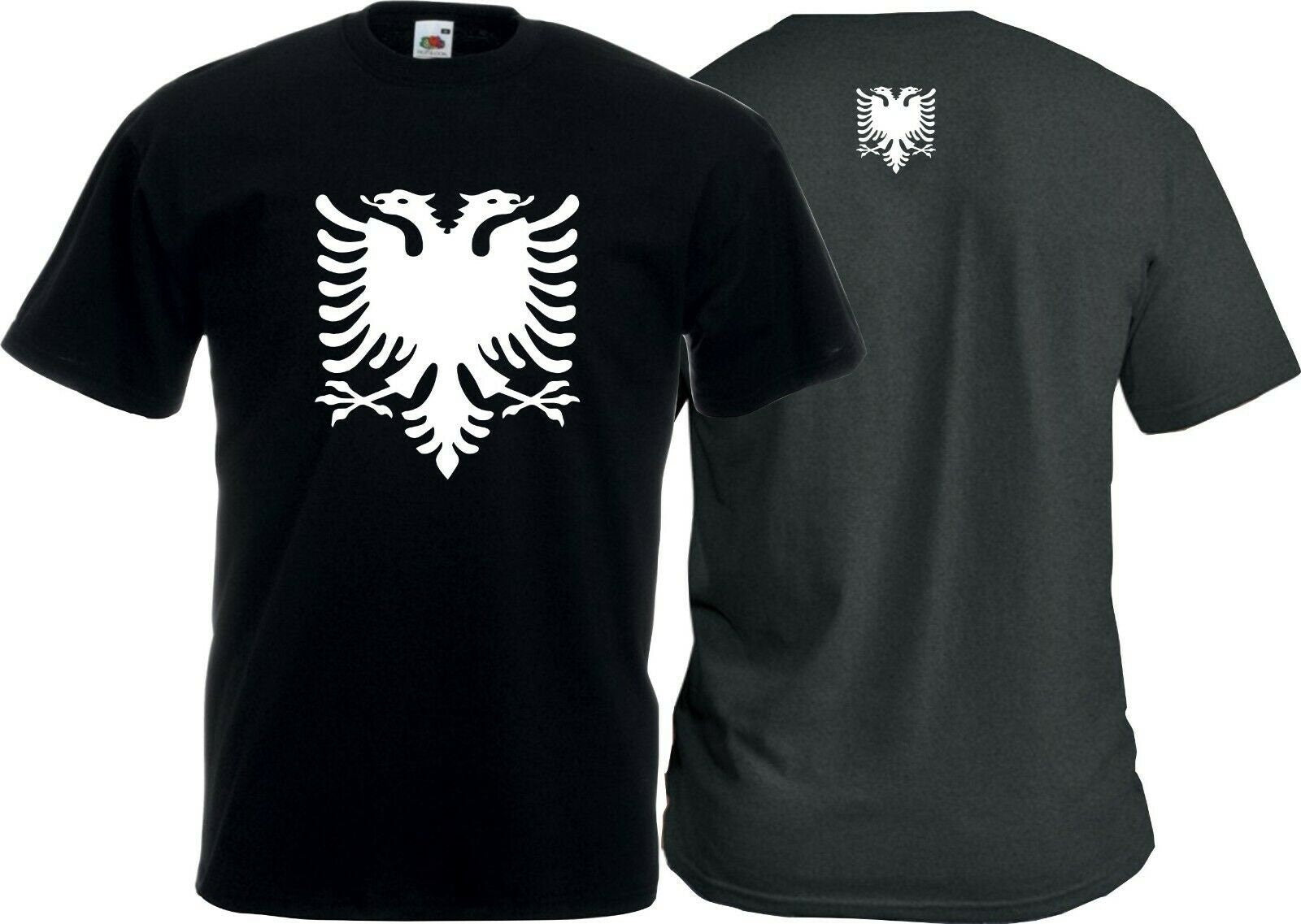Albania t shirt Albanian style double-headed eagle Albanian flag Tee Top S-XXXL