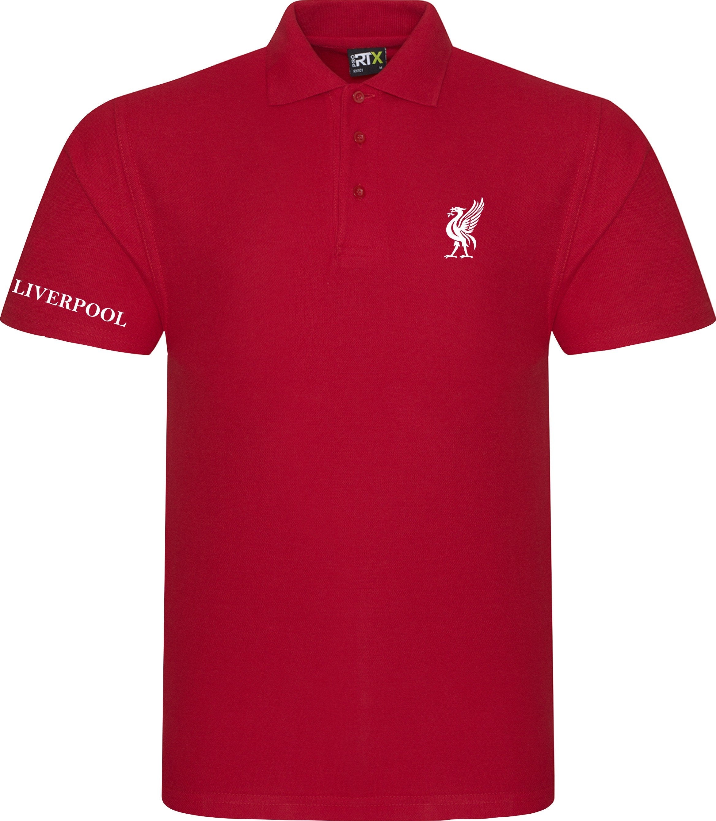 City of Liverpool printed Liver Bird Liverpool Unisex Polo Top shirt Top polo shirt