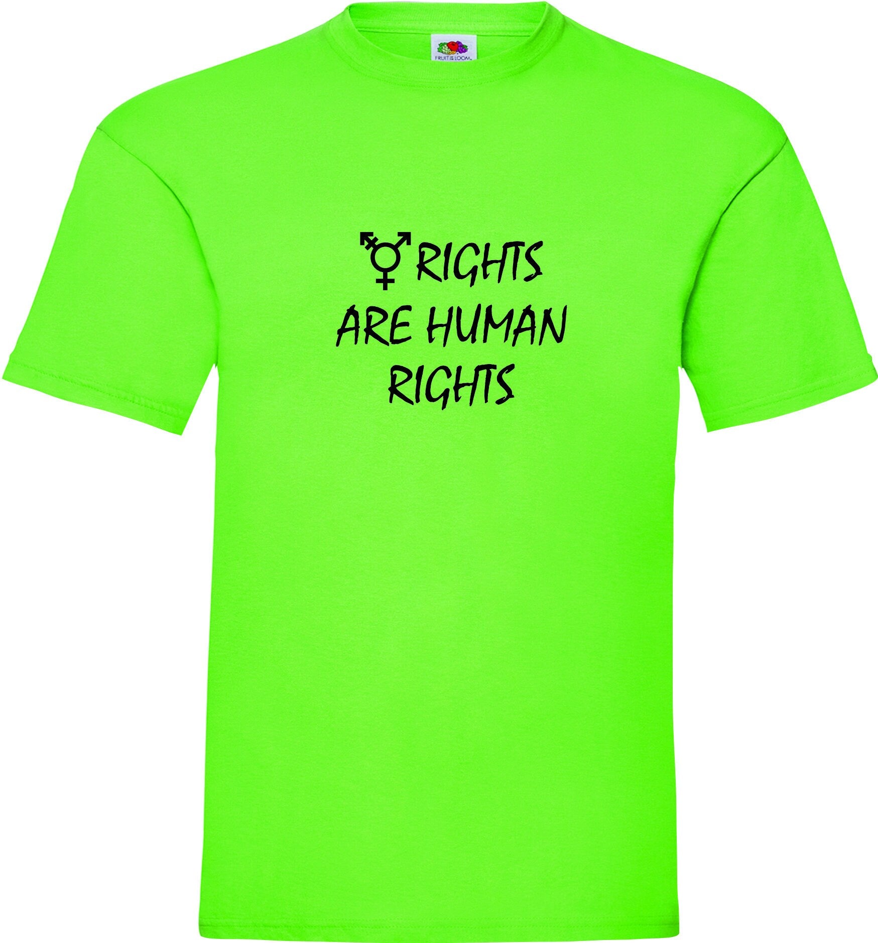 Trans Rights are Human Rights Unisex LGBT Pride Gay Trans  T shirt Top