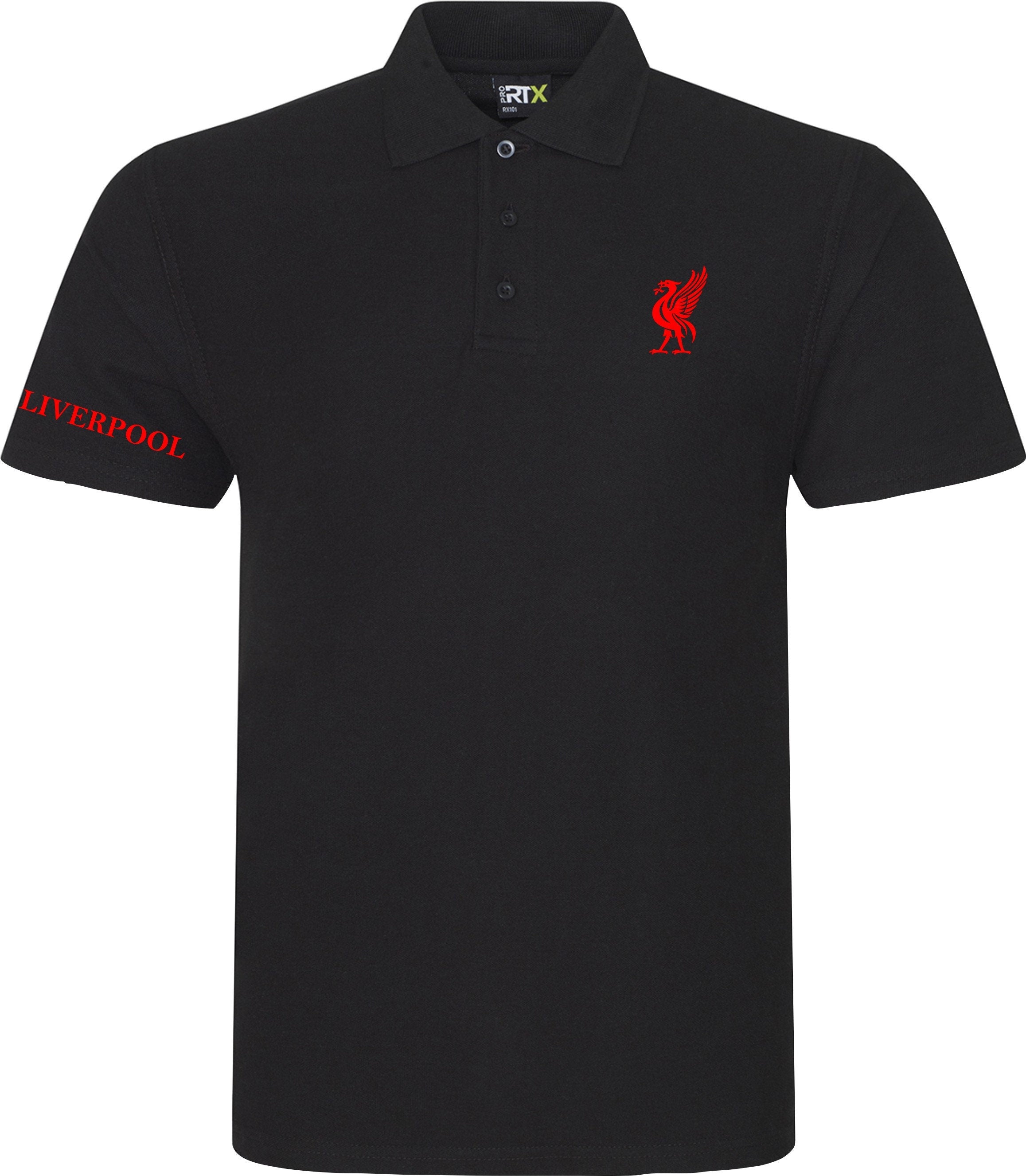 City of Liverpool printed Liver Bird Liverpool Unisex Polo Top shirt Top polo shirt