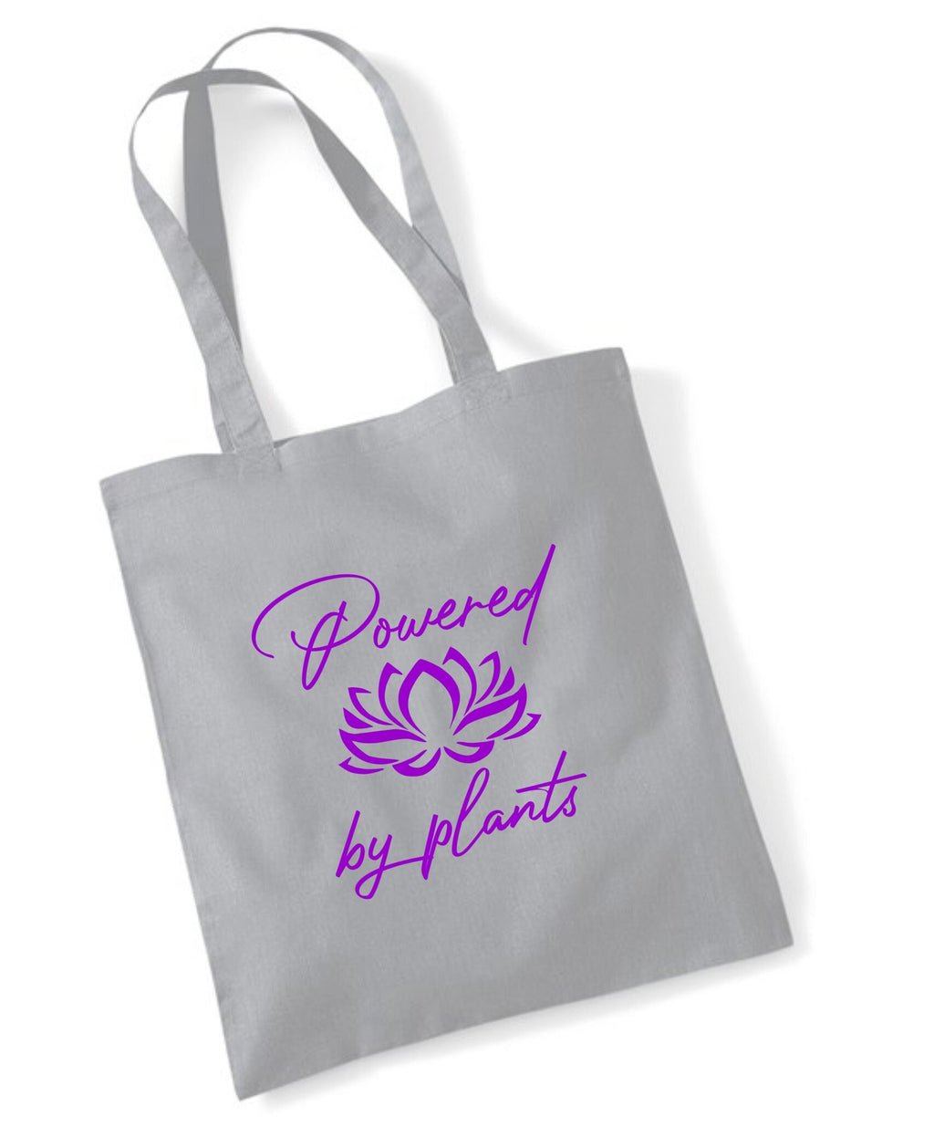 Powered by plants Vegan Meat free Shopping bag for life long handles gift presen