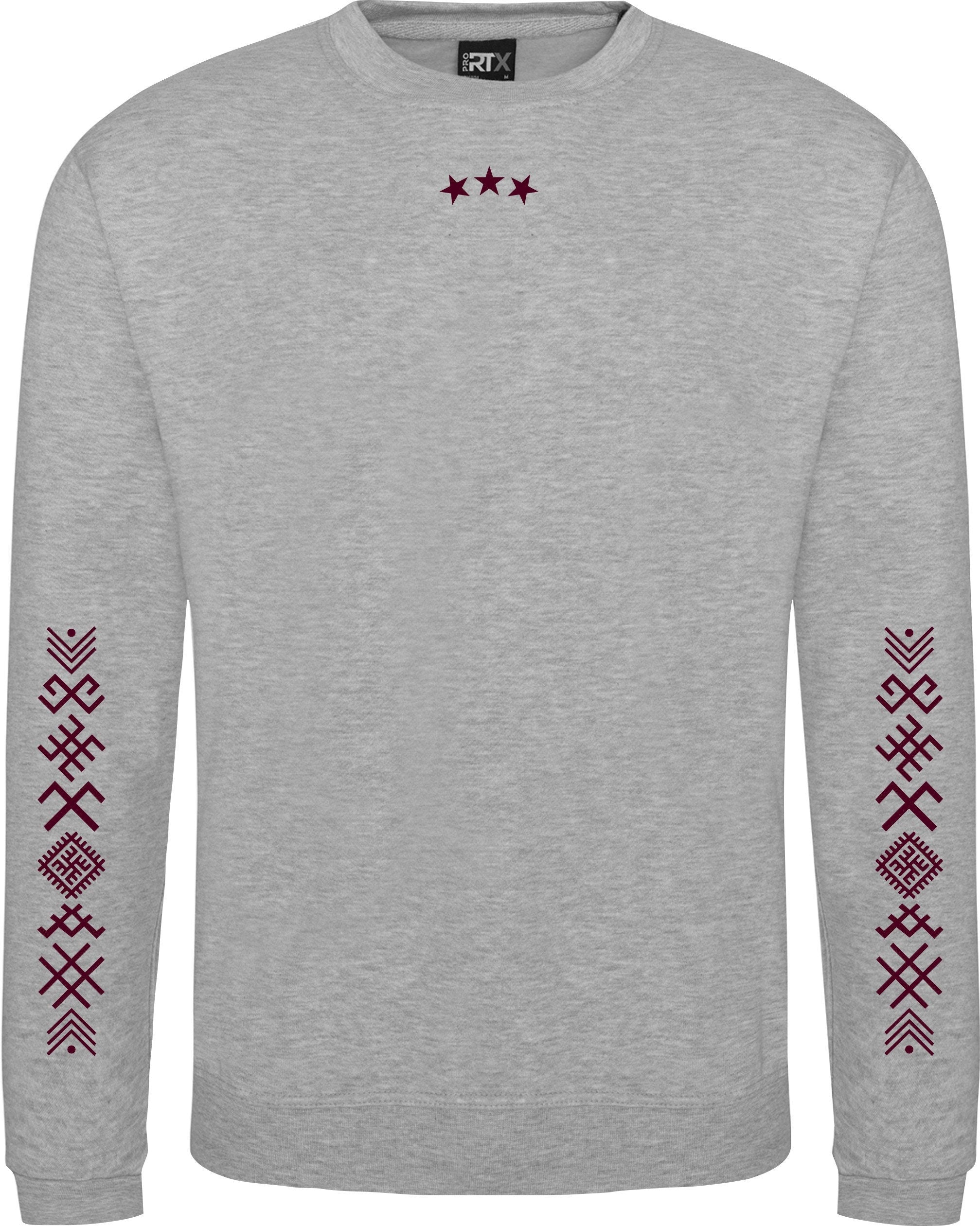 Latvija jumper Latvia symbol print on ornamenti jumis 3 zvaigznes Unisex Sweatshirt Gift Present S-XXXXXL